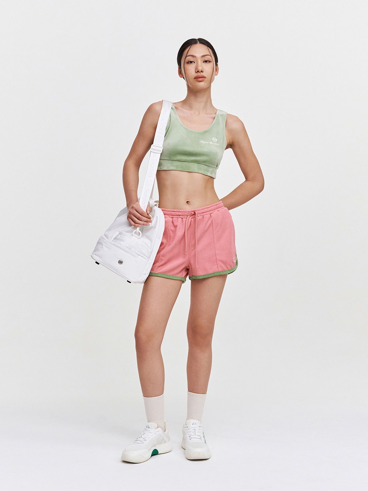 세르지오 타키니(SERGIO TACCHINI) W MC 테리 숏팬츠 (Pink)