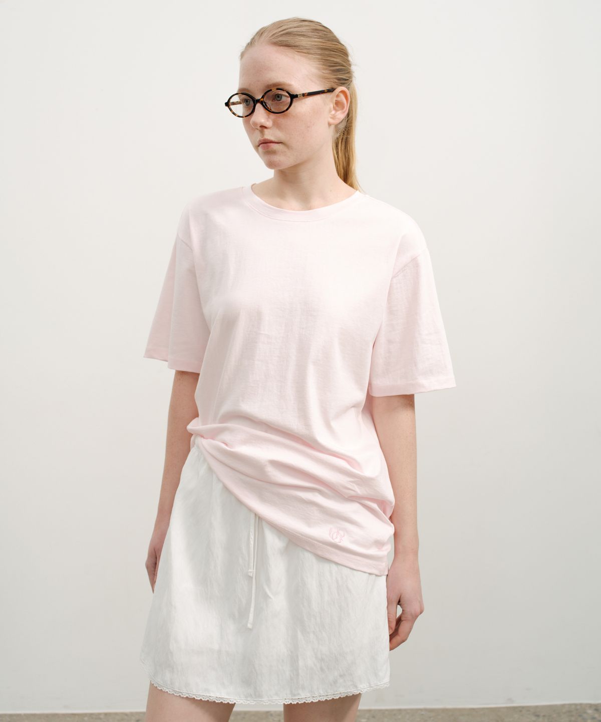 유라고(URAGO) Logo cotton boxy t-shirt