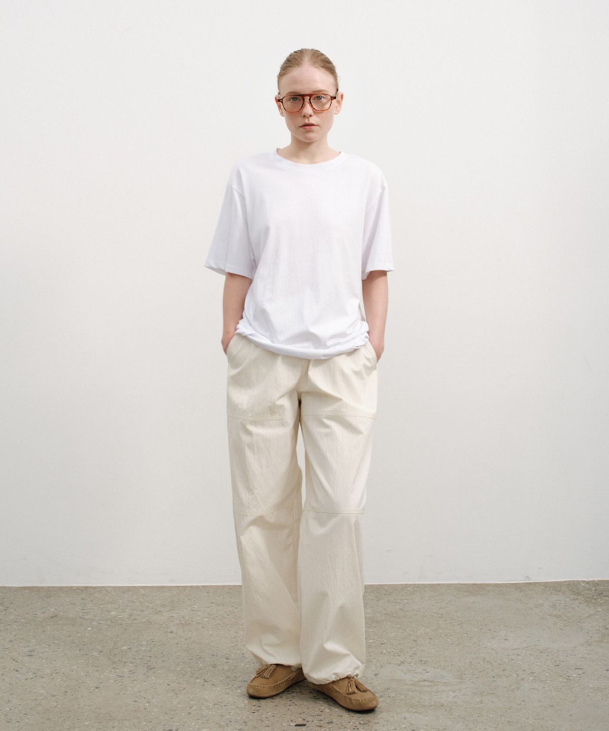 유라고(URAGO) Logo cotton boxy t-shirt