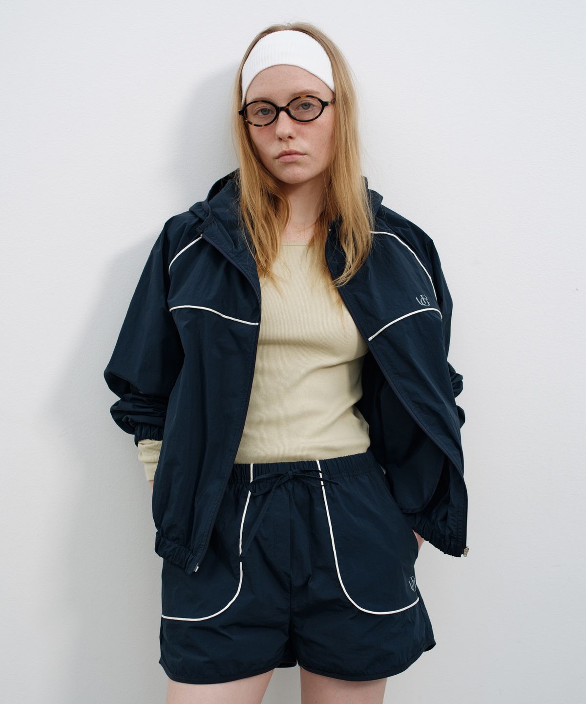 유라고(URAGO) Sporty hoodie wind breaker