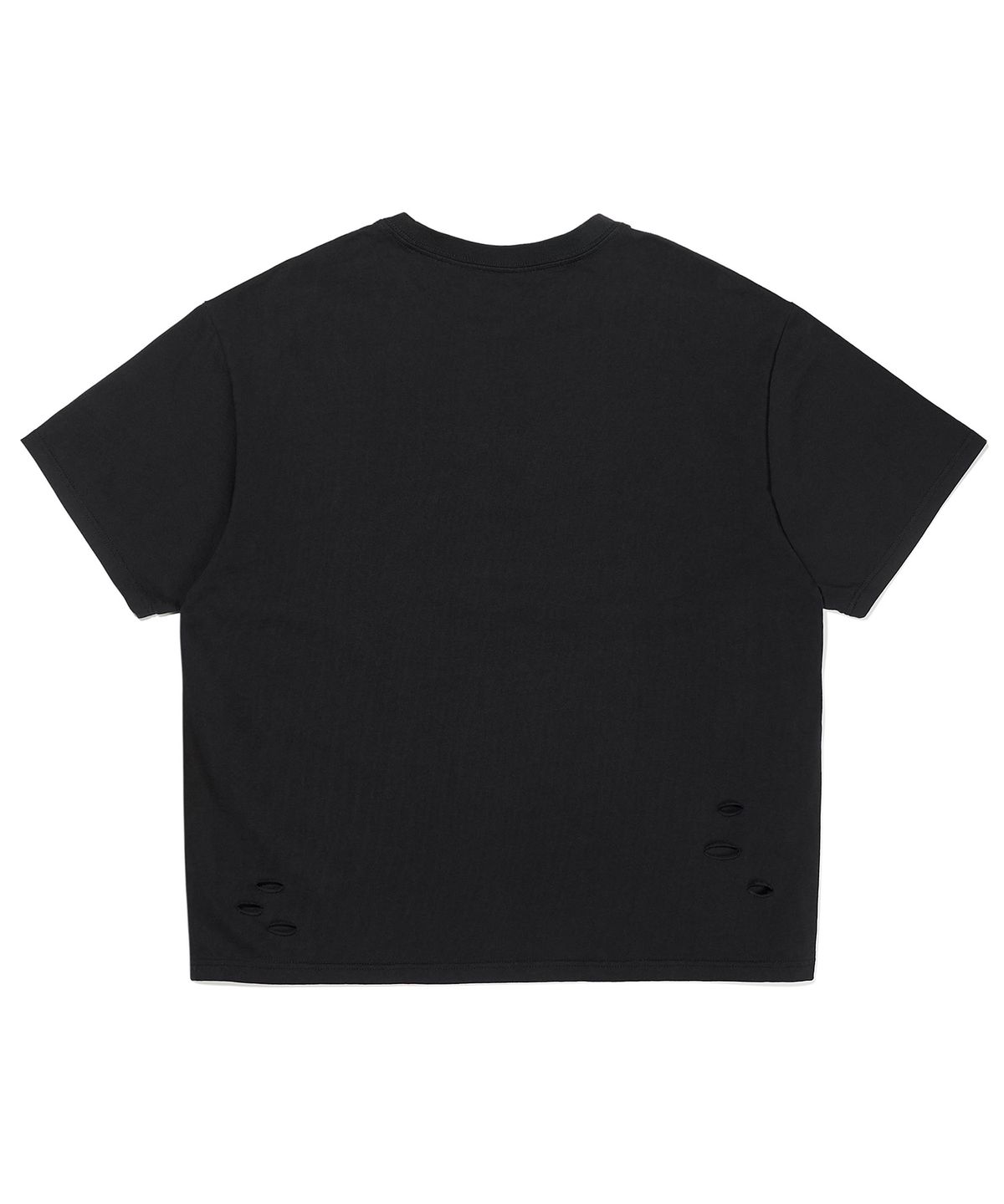 브라운브레스(BROWNBREATH) VINTAGE ABSTRACT BB TEE - BLACK