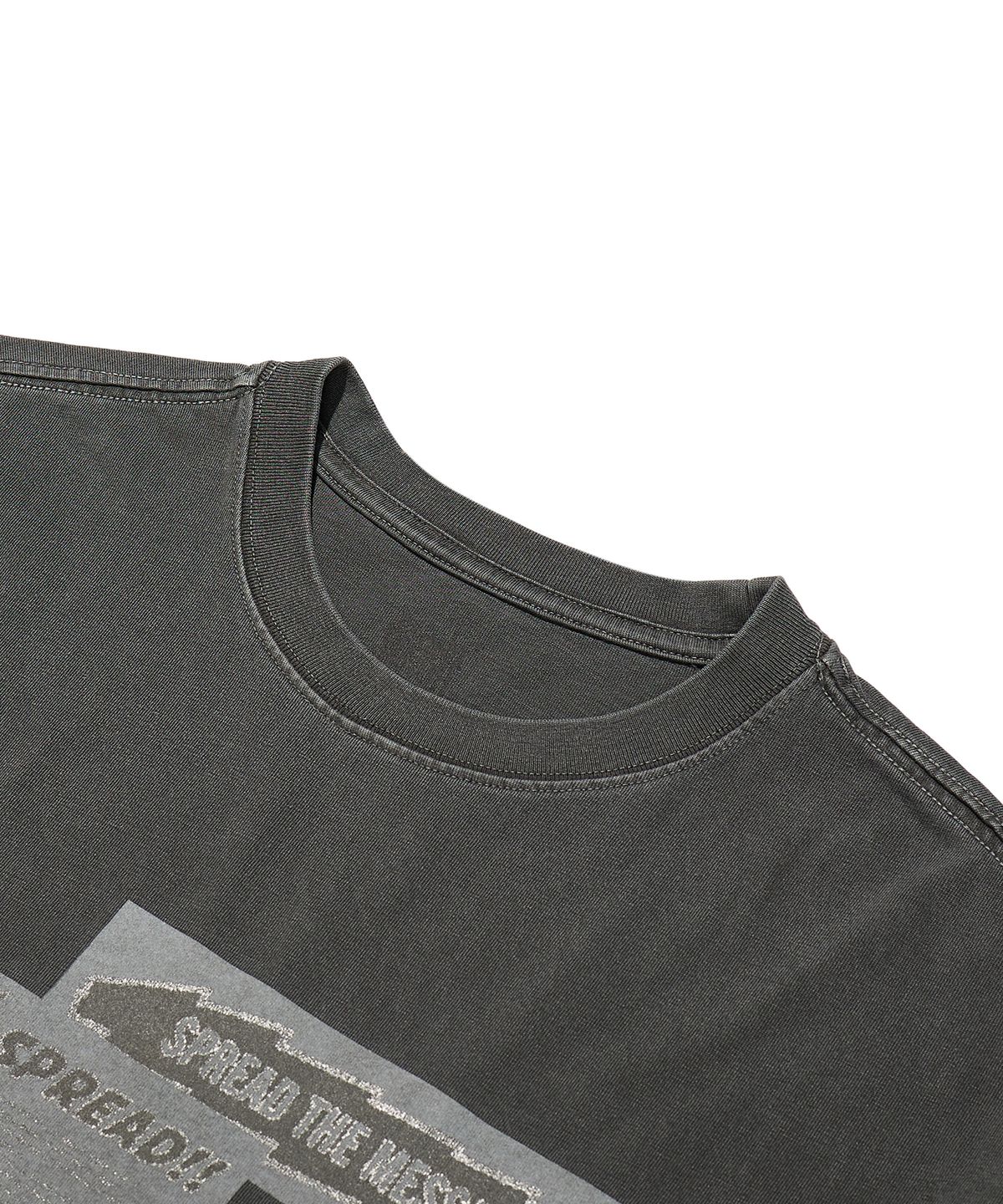 브라운브레스(BROWNBREATH) ADS PIGMENT TEE - CHARCOAL