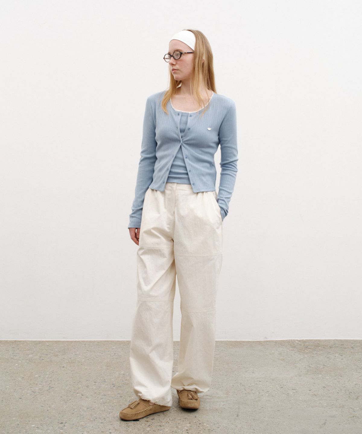 유라고(URAGO) Eyelet lace cardigan