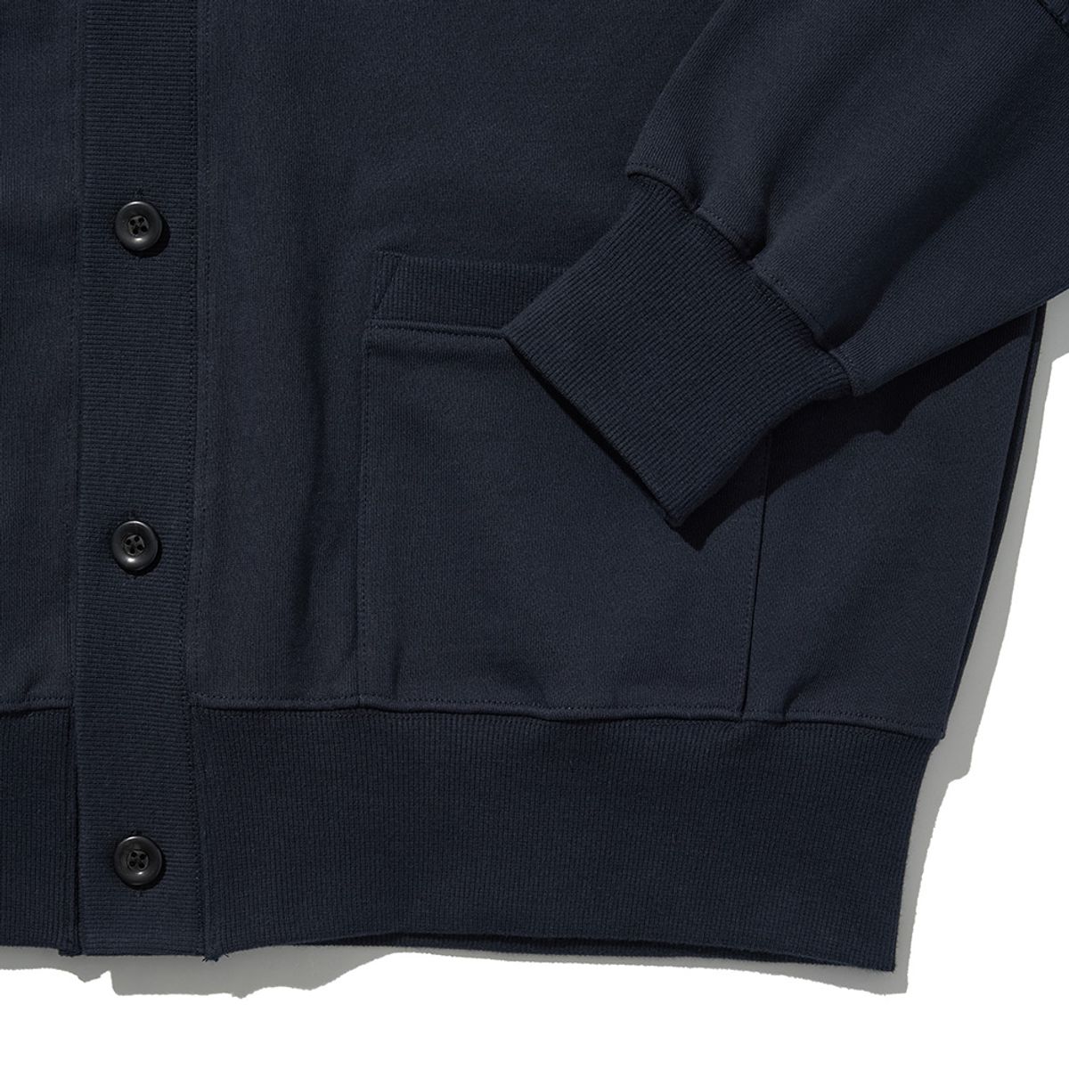 히즈핸더(HISHANDER) SWEAT CARDIGAN [Navy]