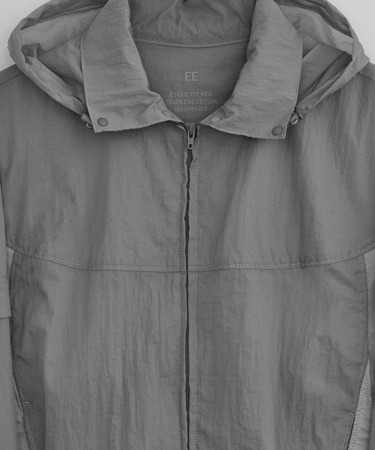 이이(EE) WOMENS DETACHABLE WINDBREAKER GREY
