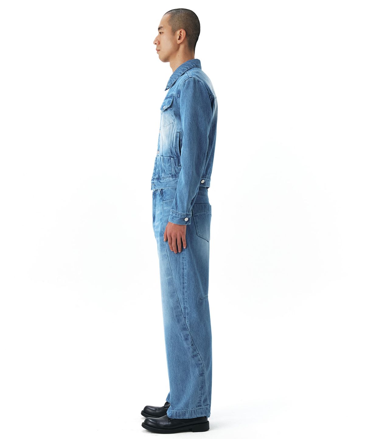 이이(EE) DENIM JACKET BLUE