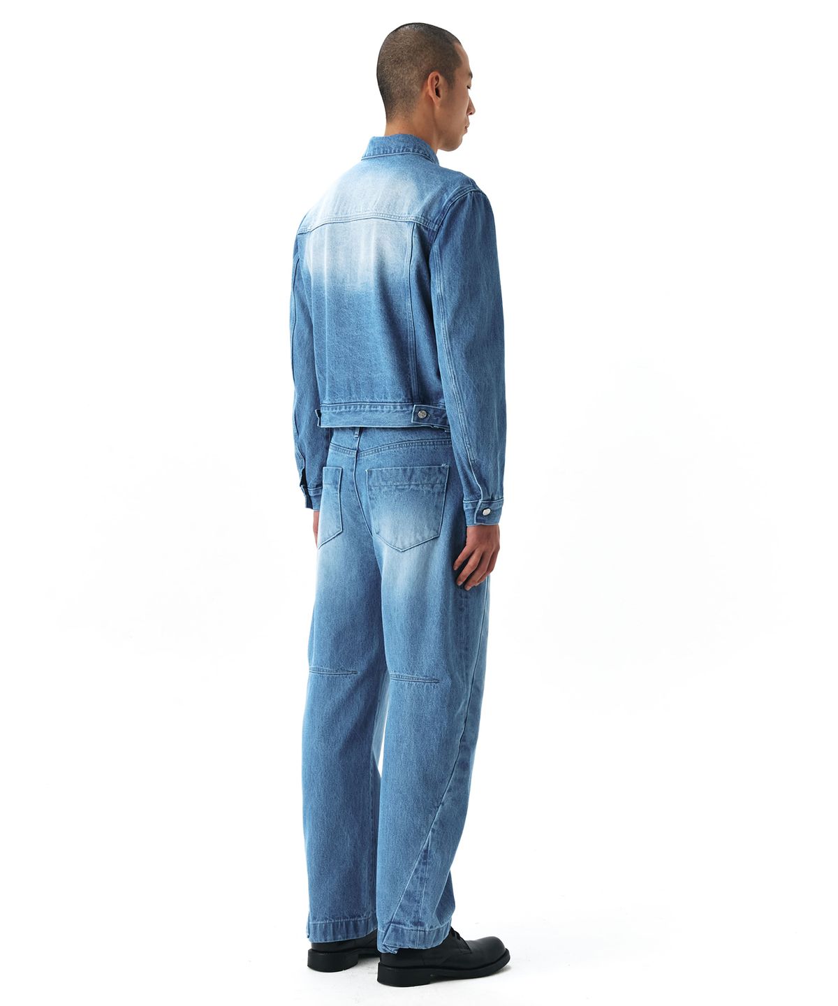 이이(EE) DENIM JACKET BLUE