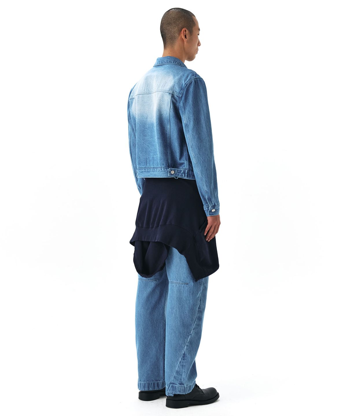 이이(EE) DENIM JACKET BLUE