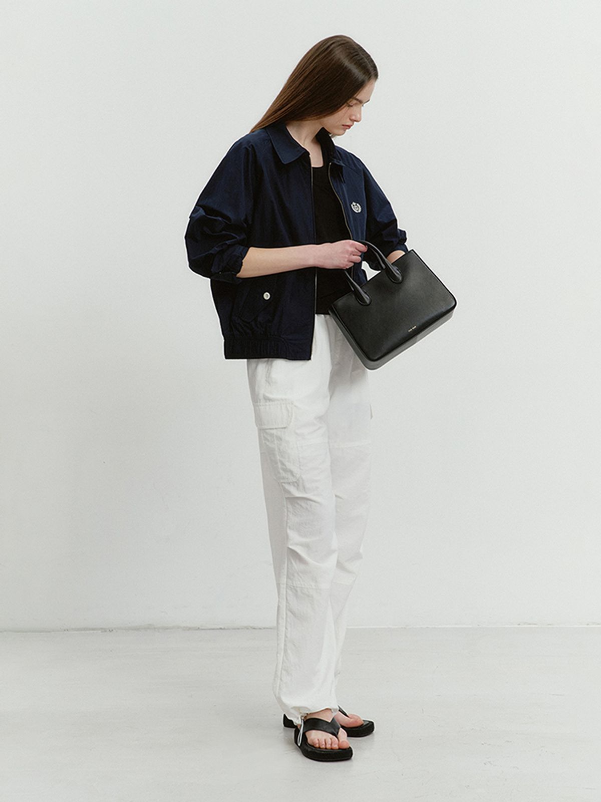 던스트(DUNST) LIGHT STRING CARGO PANTS WHITE_UDPA4B225WT