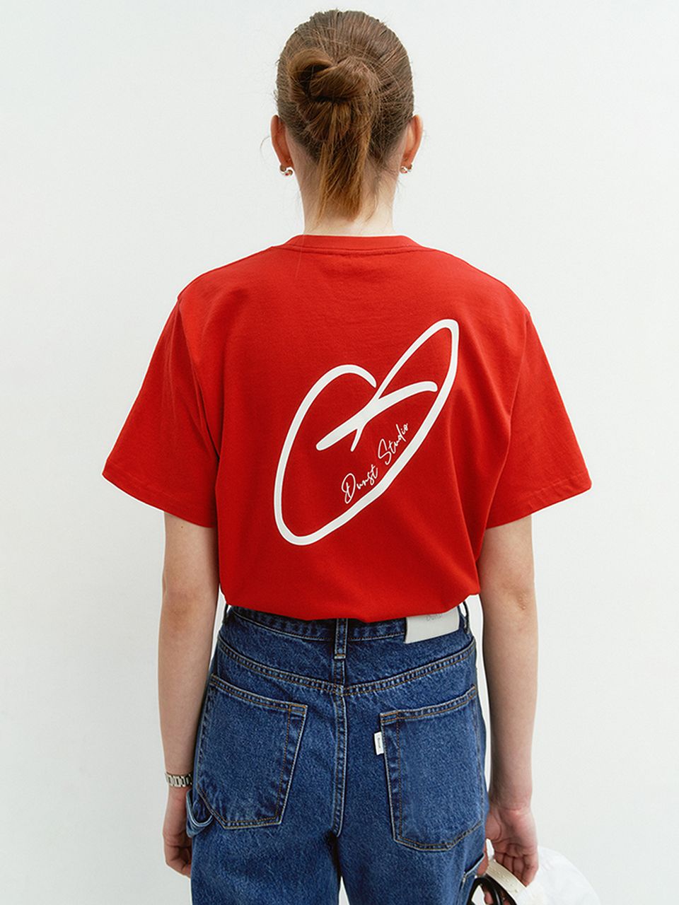 Dunst ♥ UNISEX HEART D LOGO T-SHIRT /追跡付 MUSINSA | DUNST HEART D LOGO T-SHIRT_UNISEX_UDTS5B140_BLACK
