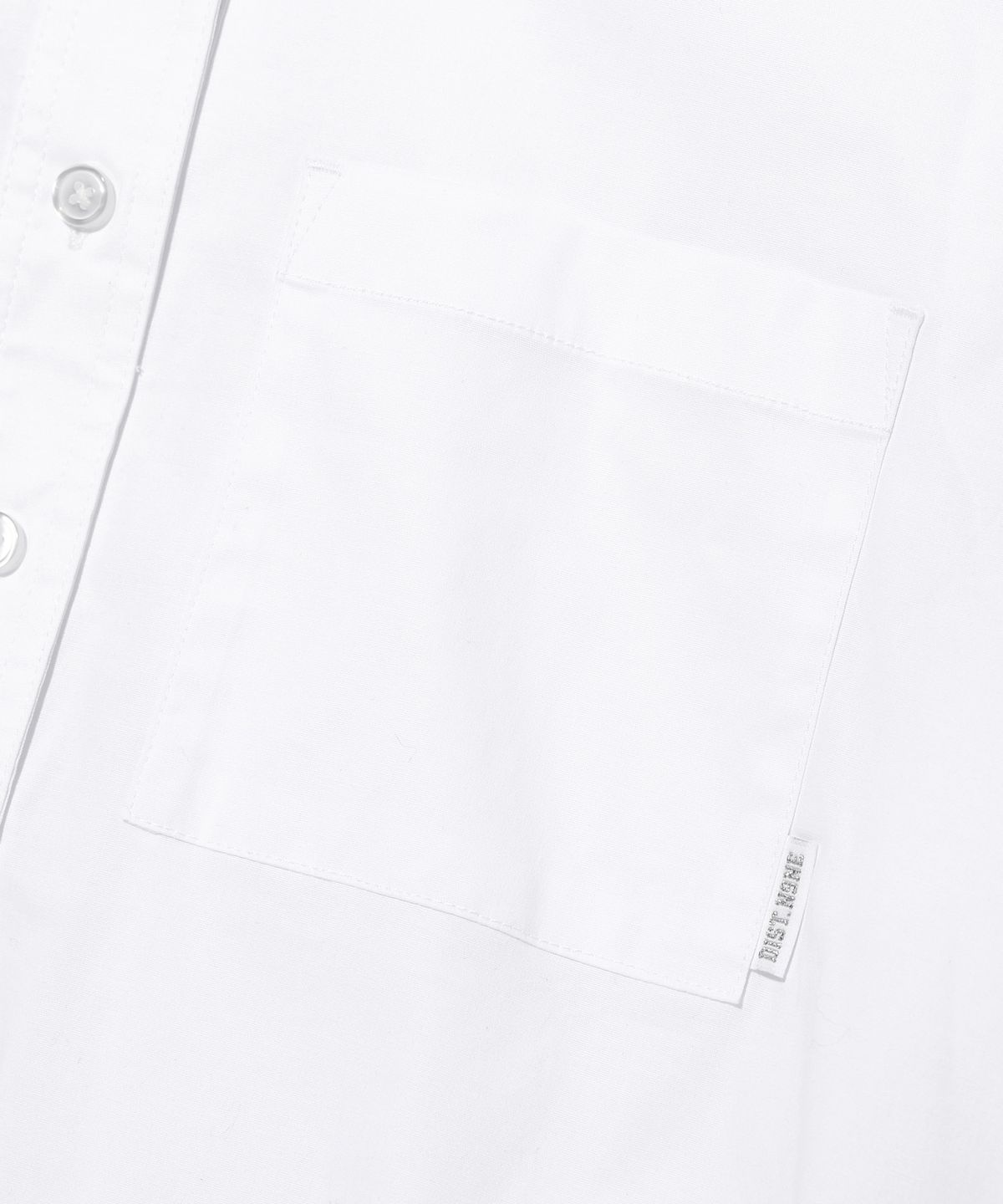 디스트나인(DISTN9NE) 스트링 크롭 셔츠 WHITE (LO2YF353-002)