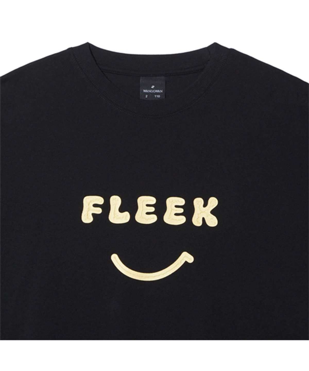 왕관(WANGGWAN) Fleek 오버핏 반팔티셔츠 (블랙)