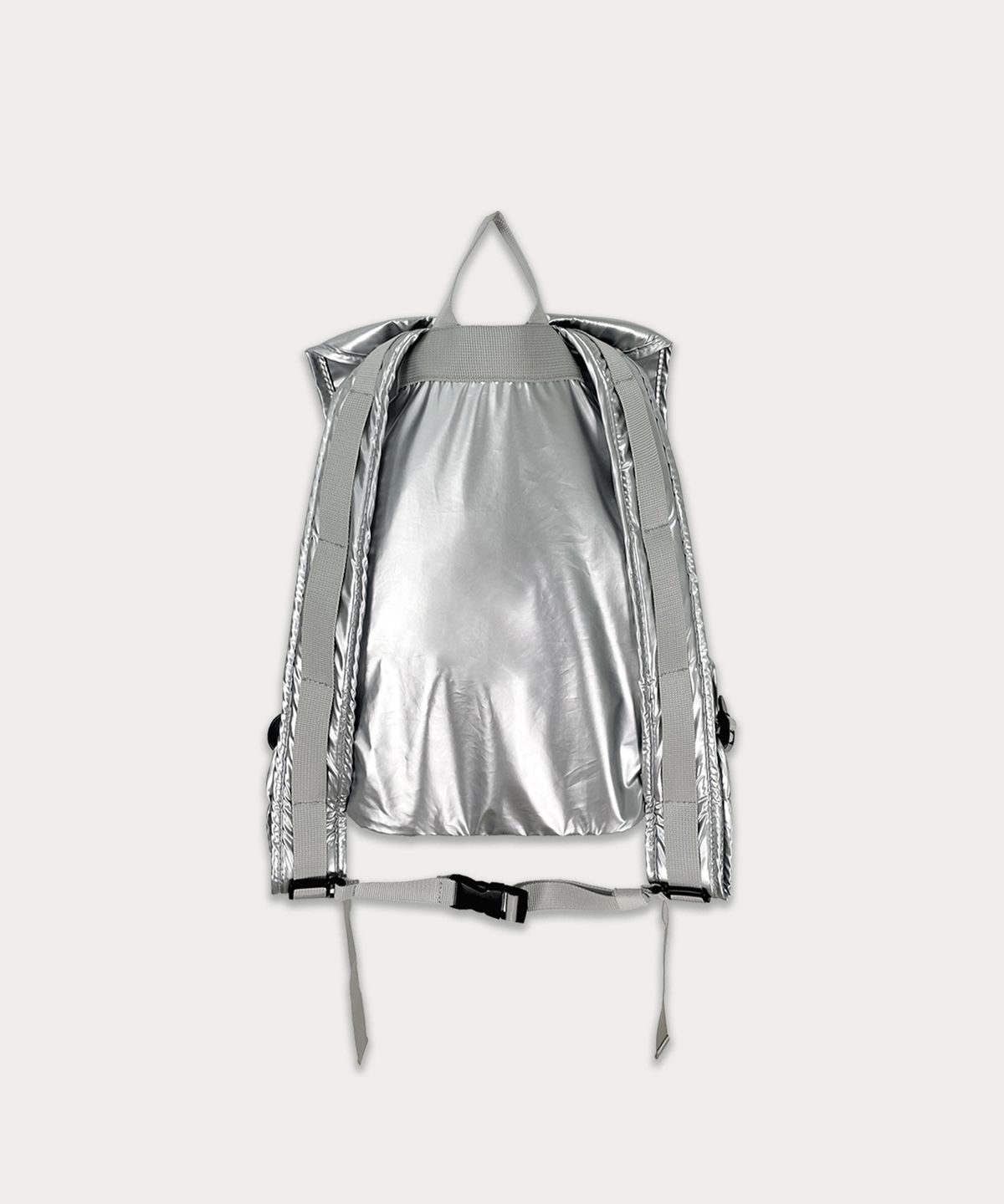 썸웨어버터(SOMEWHEREBUTTER) PP mini backpack - silver