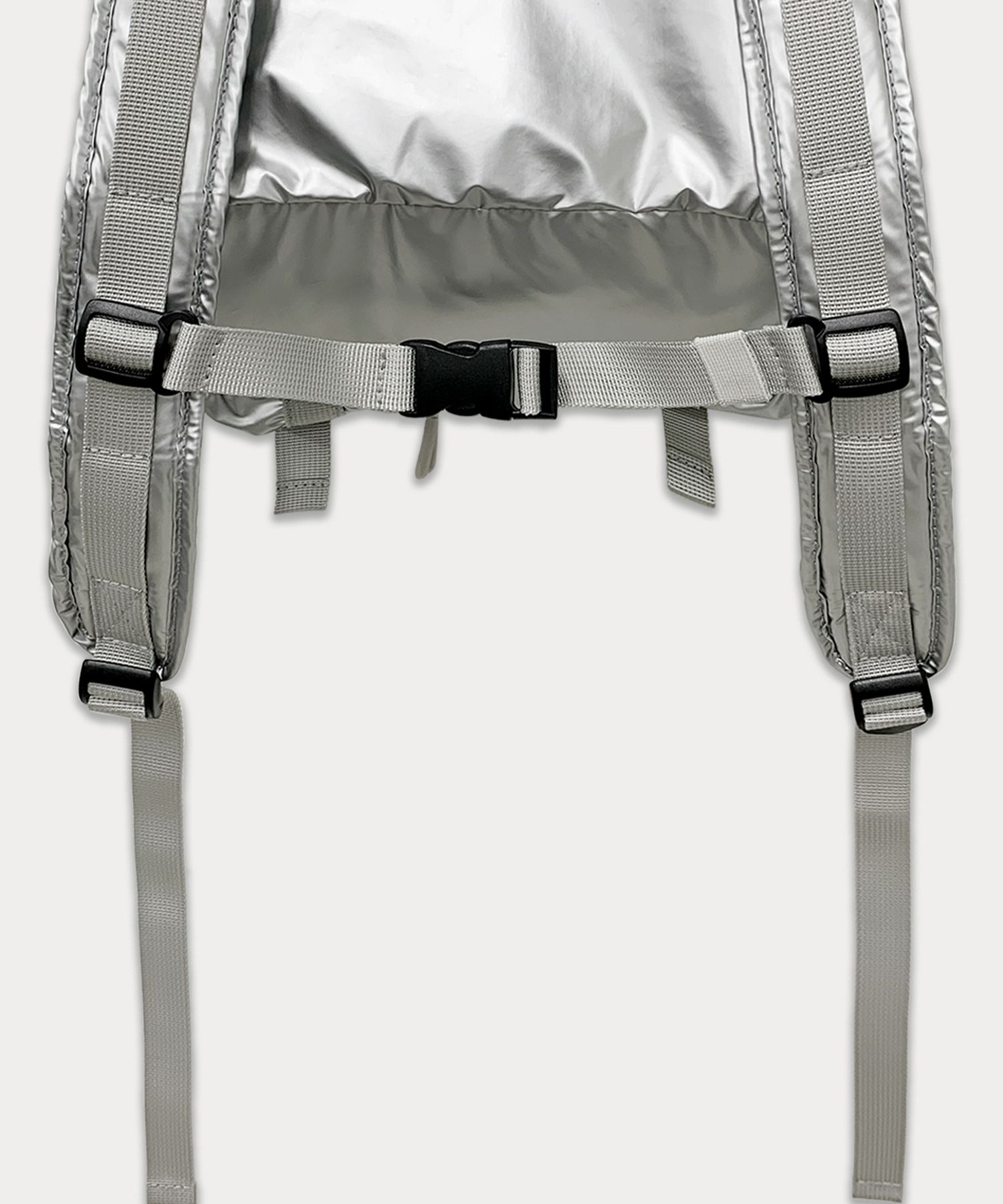 バックパック・リュック SOMEWHERE BUTTER. PP mini backpack silver MUSINSA | SOMEWHEREBUTTER PP mini backpack - silver