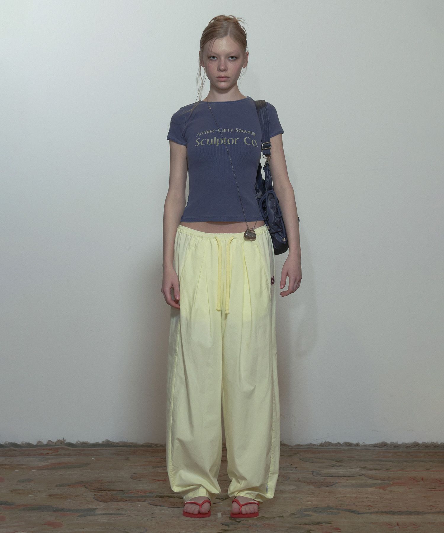 Archive Pigment Baby Tee Dusty Ivory - Sculptor