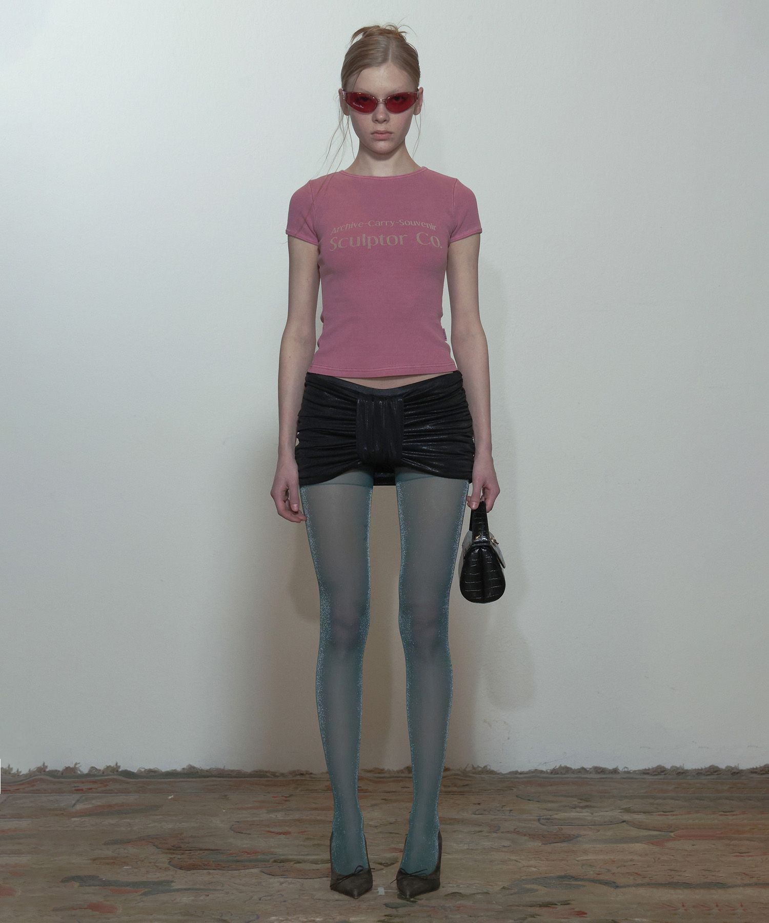 新品 正規品!!  MUSINSA | Pink Dusty Tee Baby Pigment Archive SCULPTOR トップス