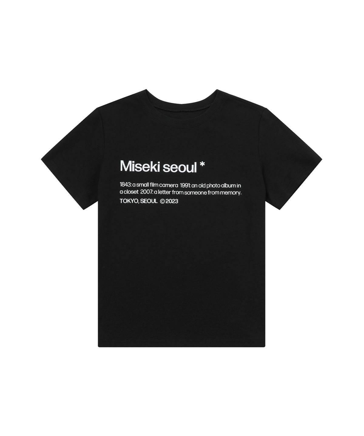 미세키서울(MISEKI SEOUL) Misekiseoul short sleeves BLACK