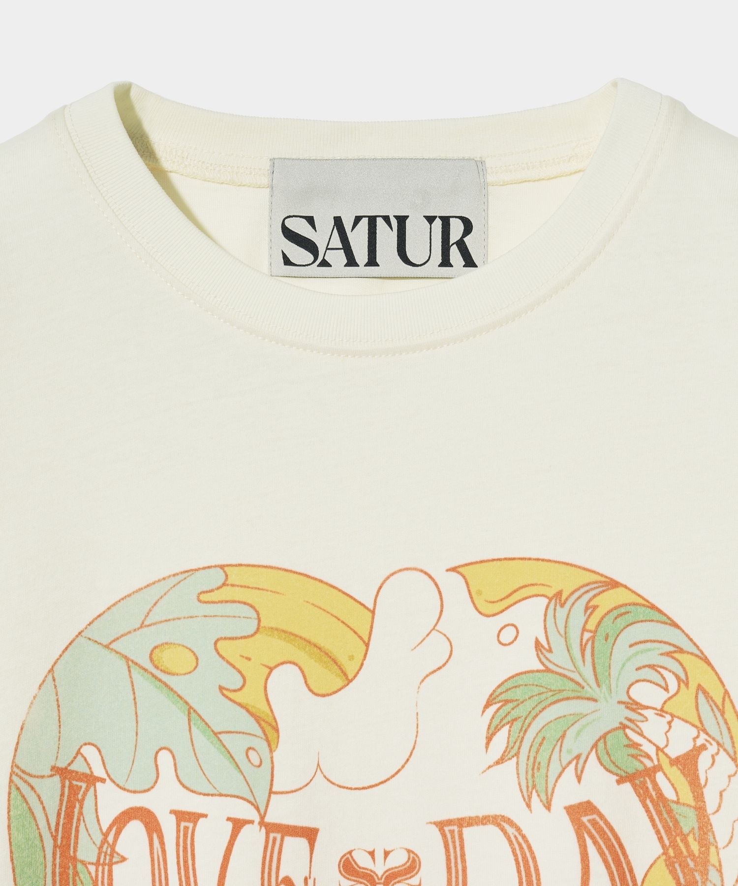 MUSINSA | SATUR Love Day Mood Ocean Graphic Short Sleeve T