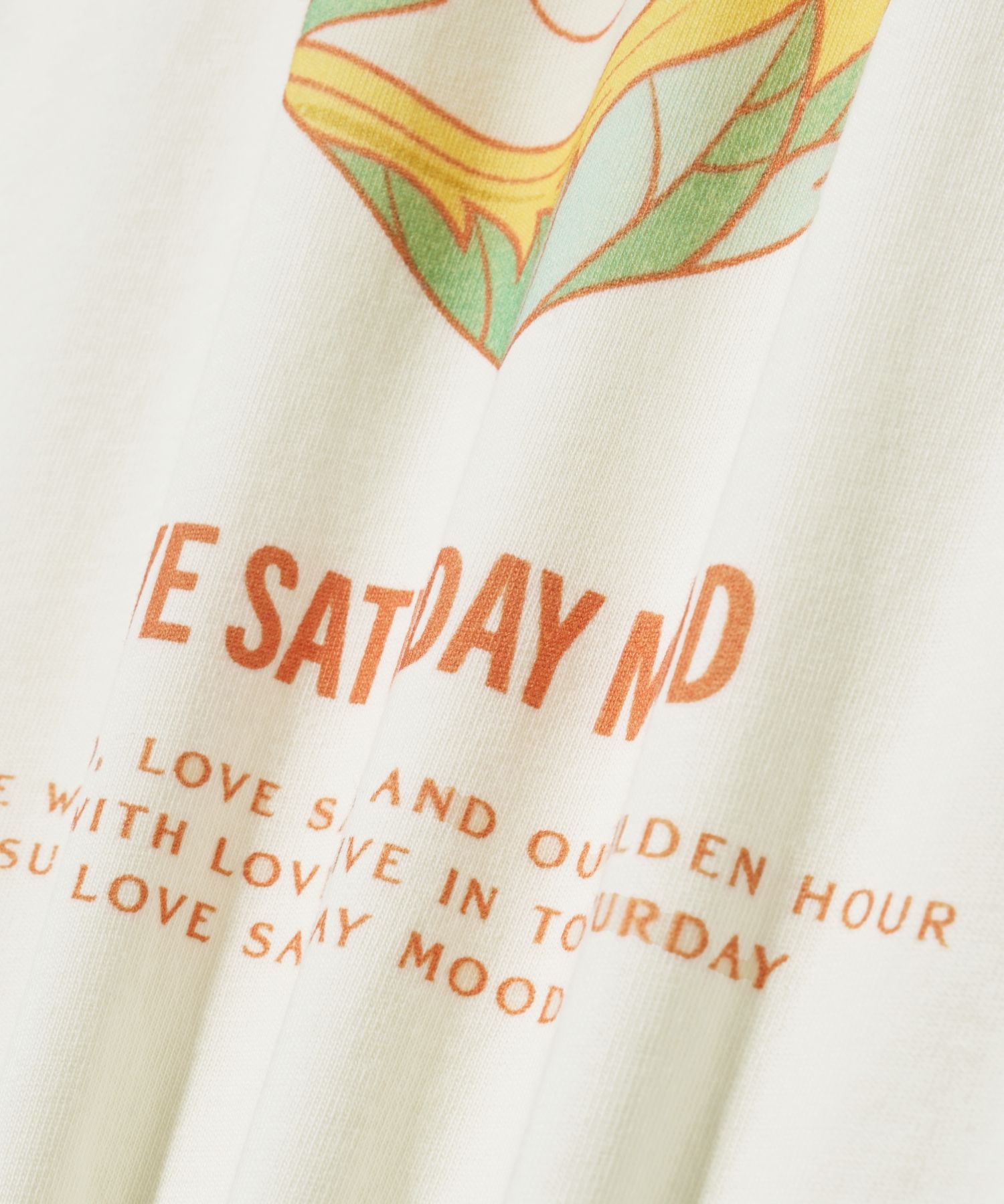 ★送料・関税込★SATUR★Love Day Mood Ocean Graphic T-Shirt★ MUSINSA | SATUR Love Day Mood Ocean Graphic Short Sleeve T