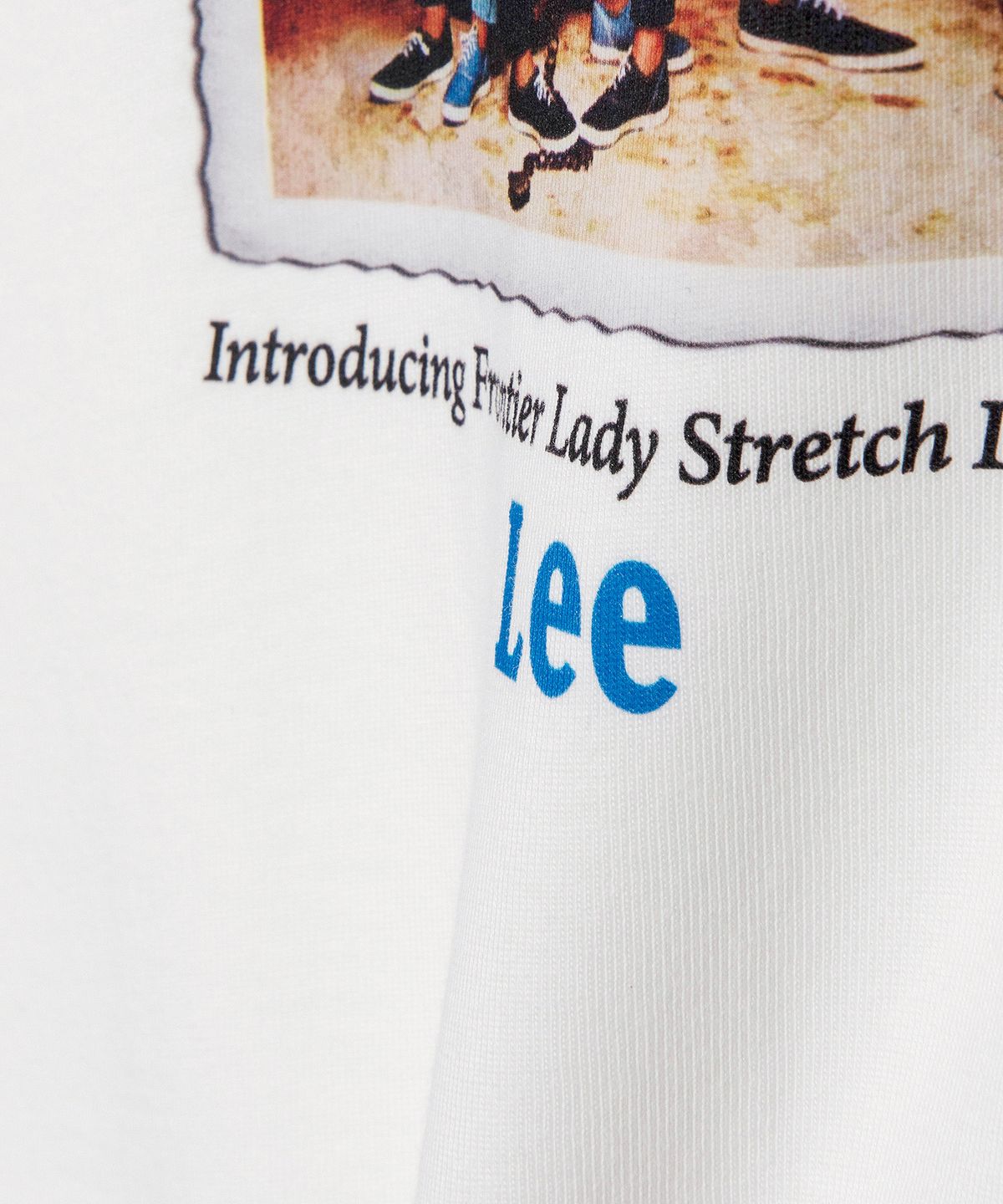 리(LEE) 리 커머셜 포토 티셔츠 화이트