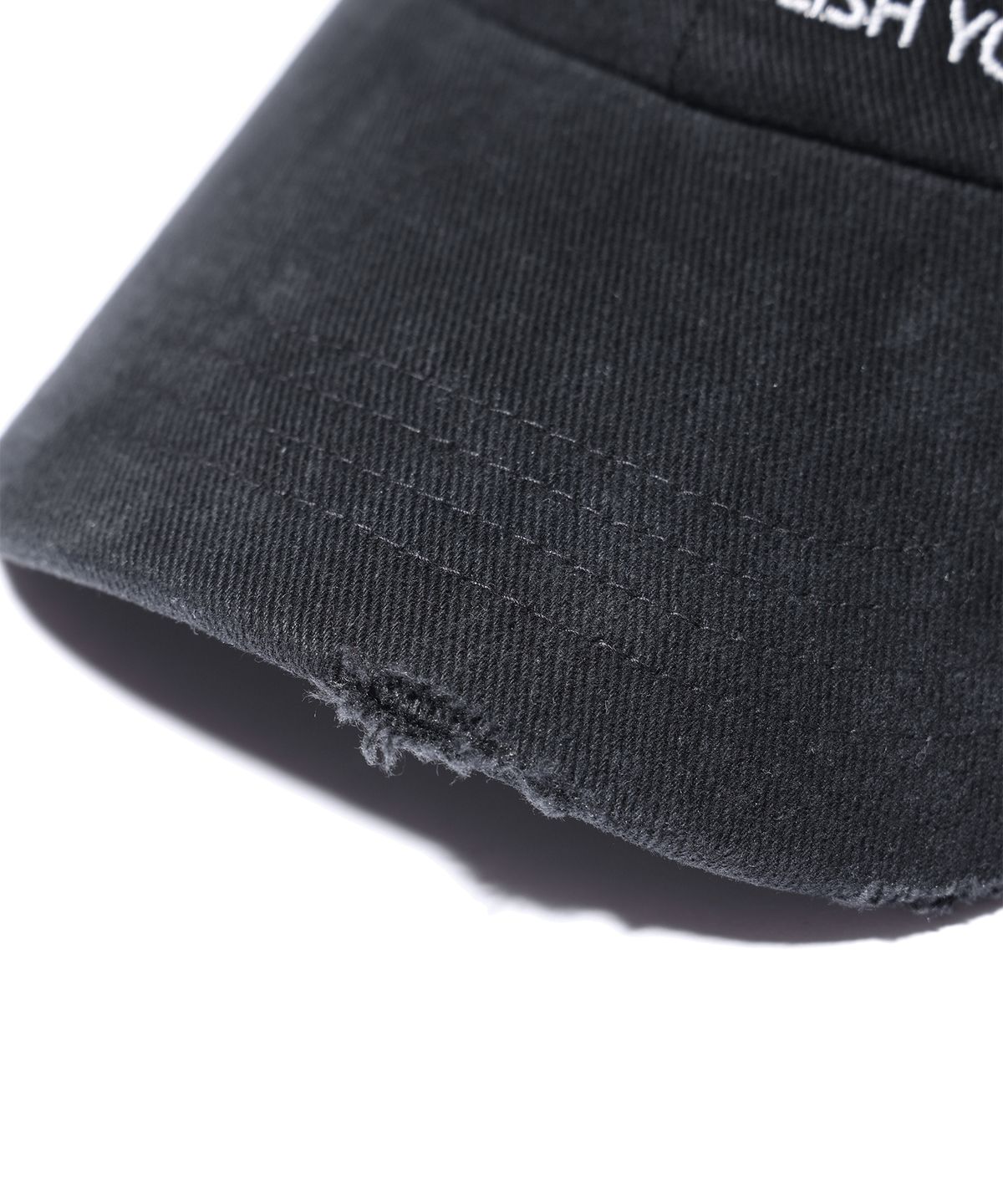 이에이(IEY) GRAN LOGO VINTAGE BALL CAP Black