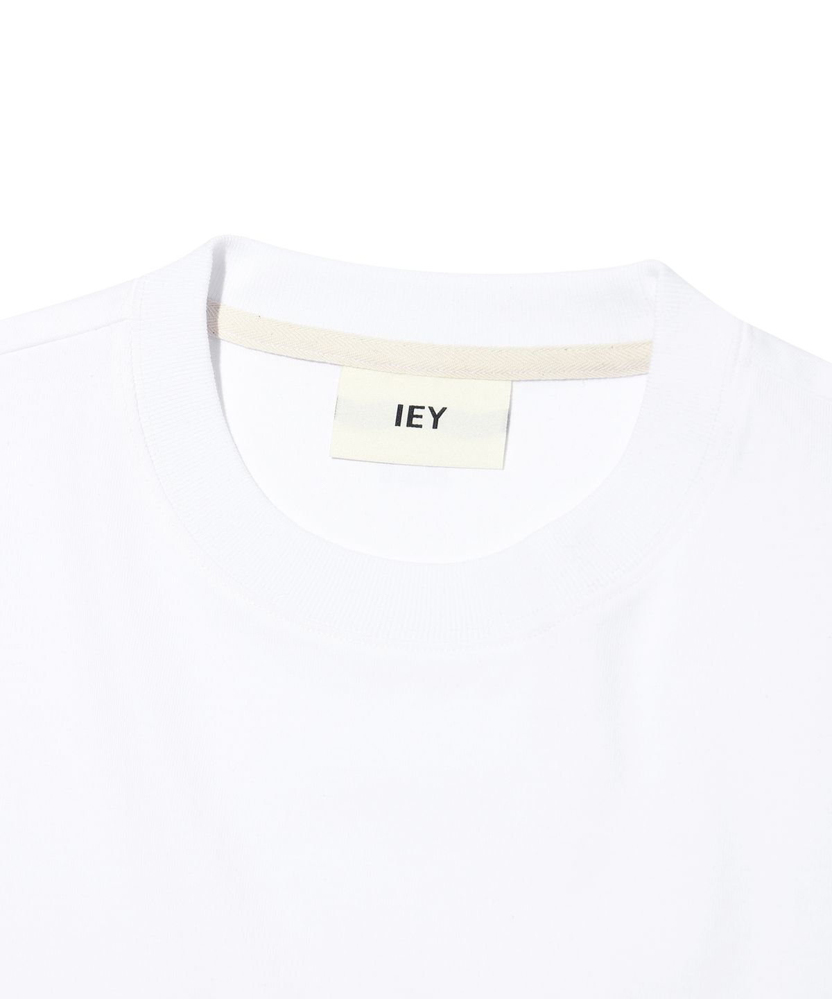 이에이(IEY) DOT LOGO T-SHIRTS White