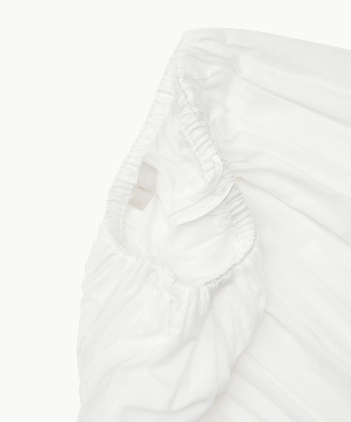 아모멘토(AMOMENTO) COTTON SHIRRING BANDING SKORTS_WHITE