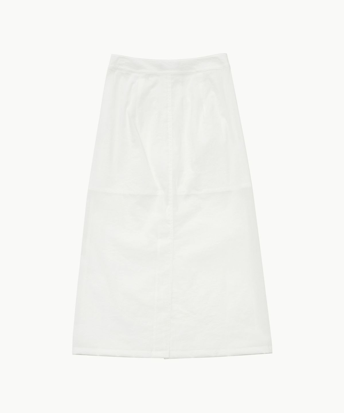 아모멘토(AMOMENTO) SHEER LONG SKIRT_WHITE