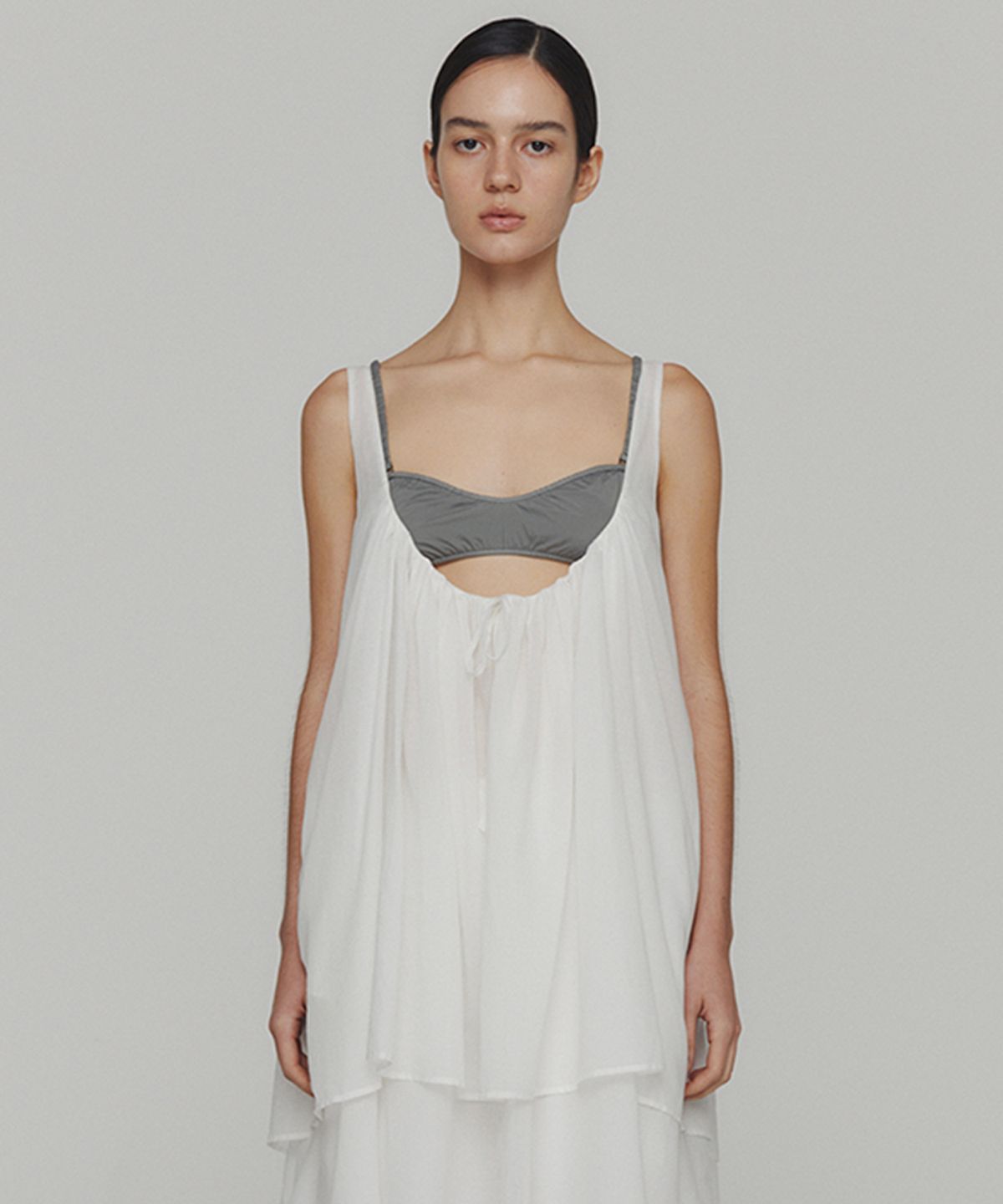 아모멘토(AMOMENTO) COLOR BLOCK BRA TOP_MIX