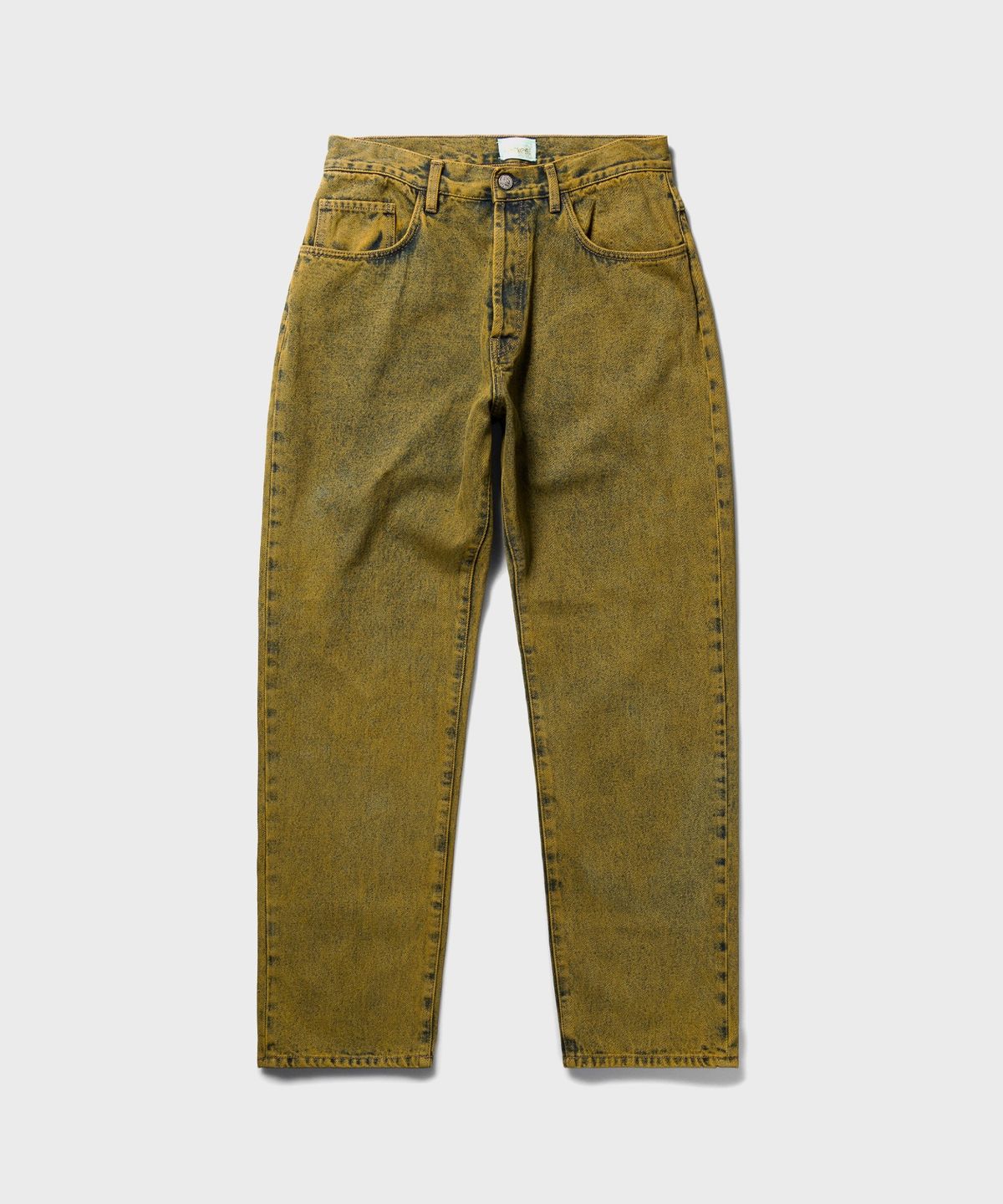에리즈 얼라이즈(ARIES) (U) 애시드 워시 배튼 진 골드 ACID WASH BATTEN JEAN GOLD