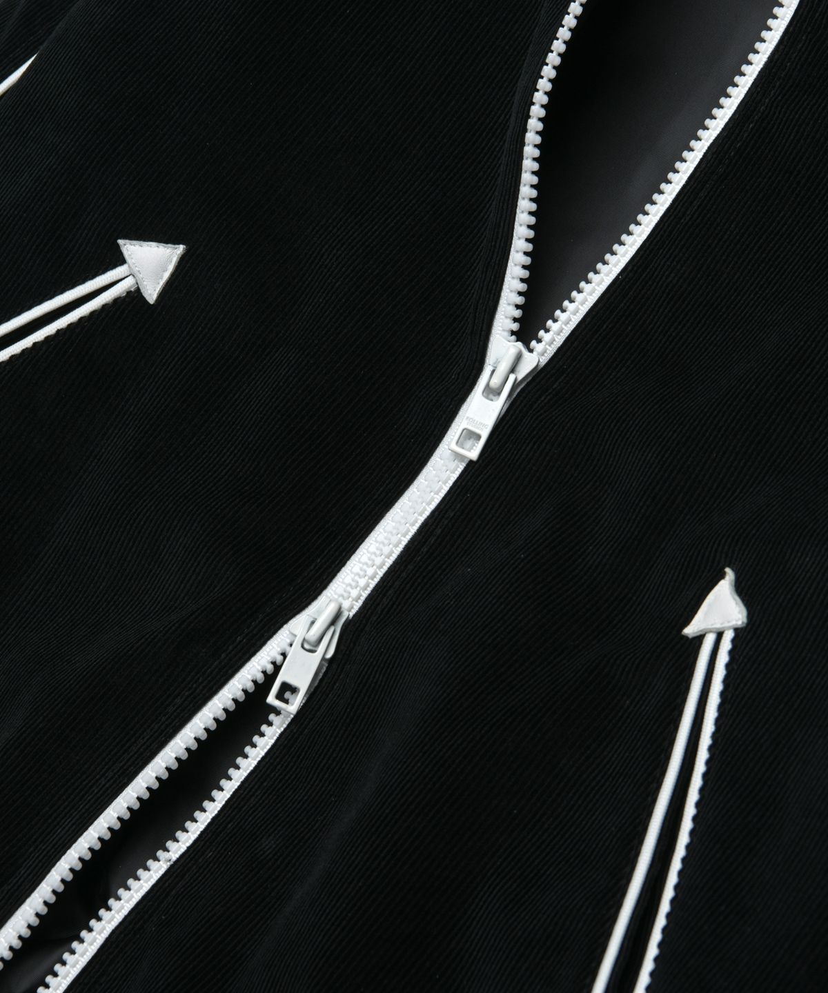 롤링스튜디오(ROLLINGSTUDIOS) PIPED BLOUSON JACKET CORDUROY BLACK