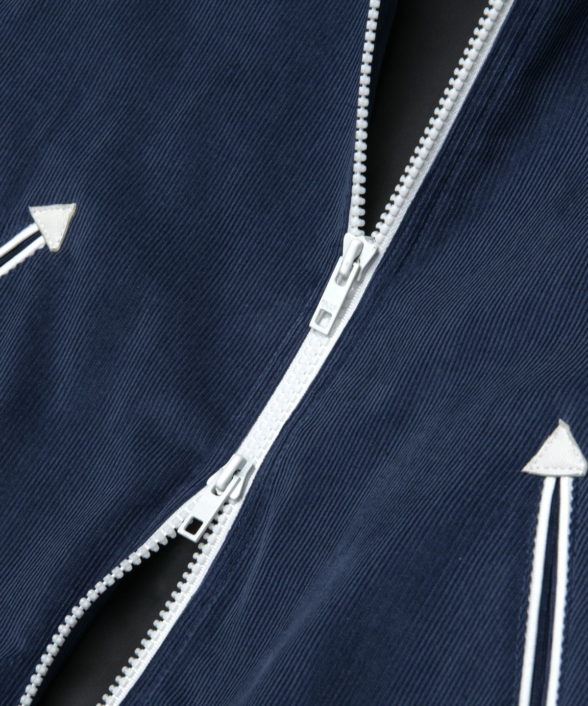 롤링스튜디오(ROLLINGSTUDIOS) PIPED BLOUSON JACKET CORDUROY NAVY