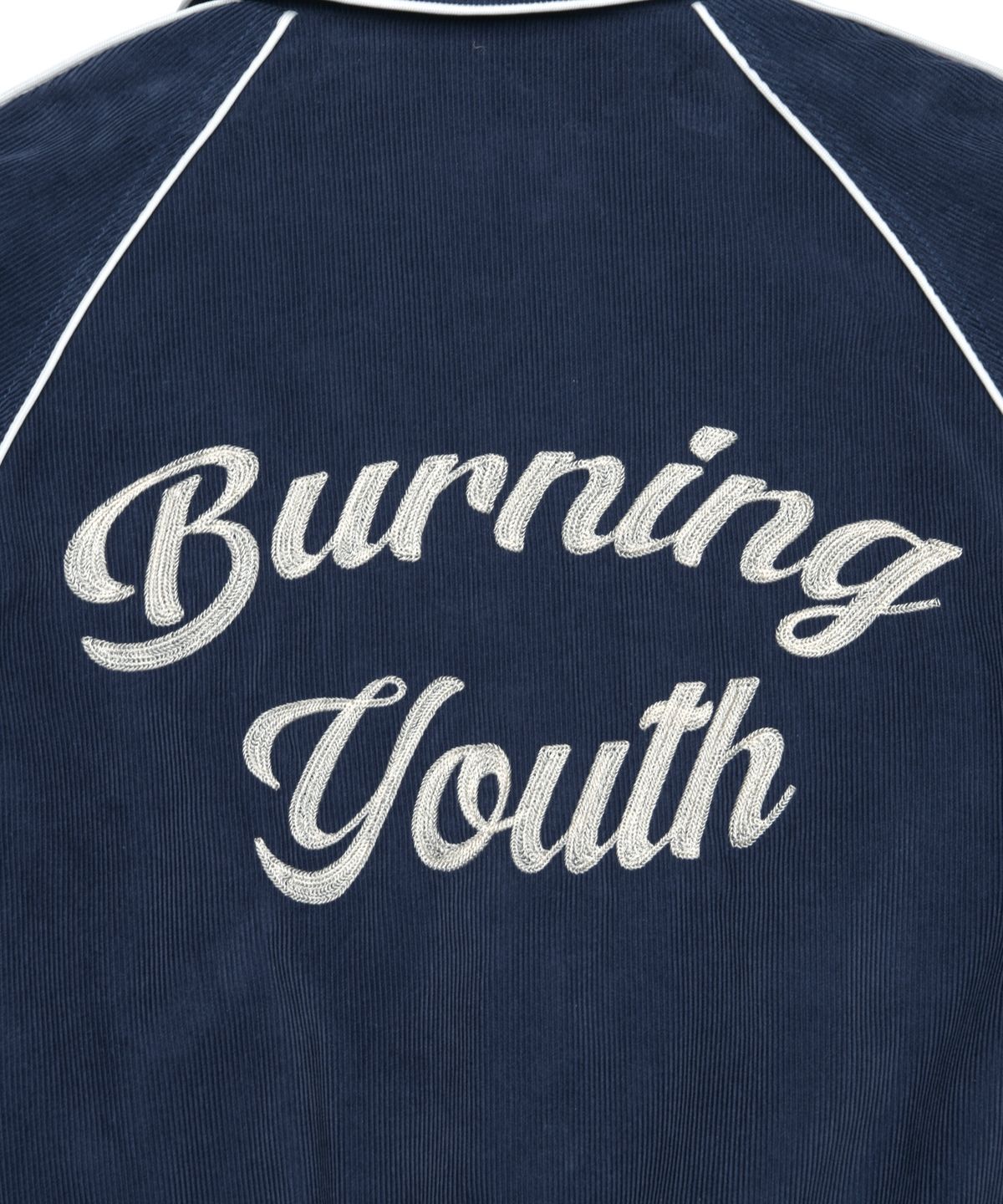 롤링스튜디오(ROLLINGSTUDIOS) PIPED BLOUSON JACKET CORDUROY NAVY