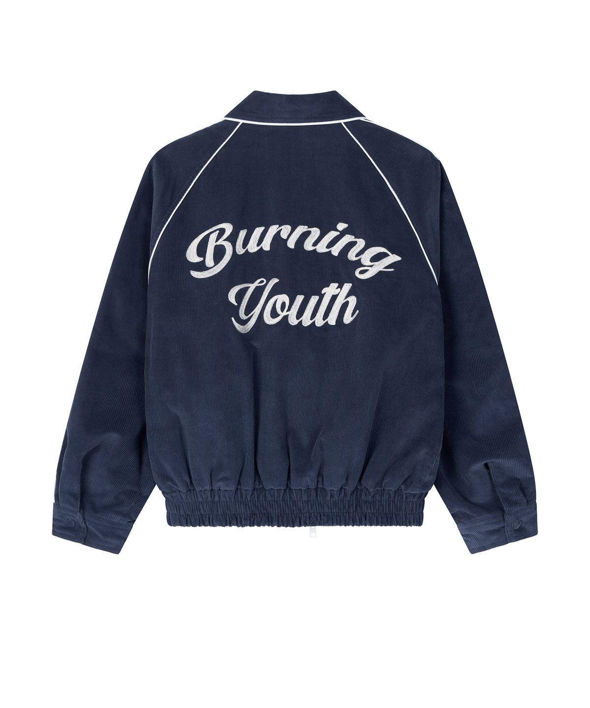 롤링스튜디오(ROLLINGSTUDIOS) PIPED BLOUSON JACKET CORDUROY NAVY