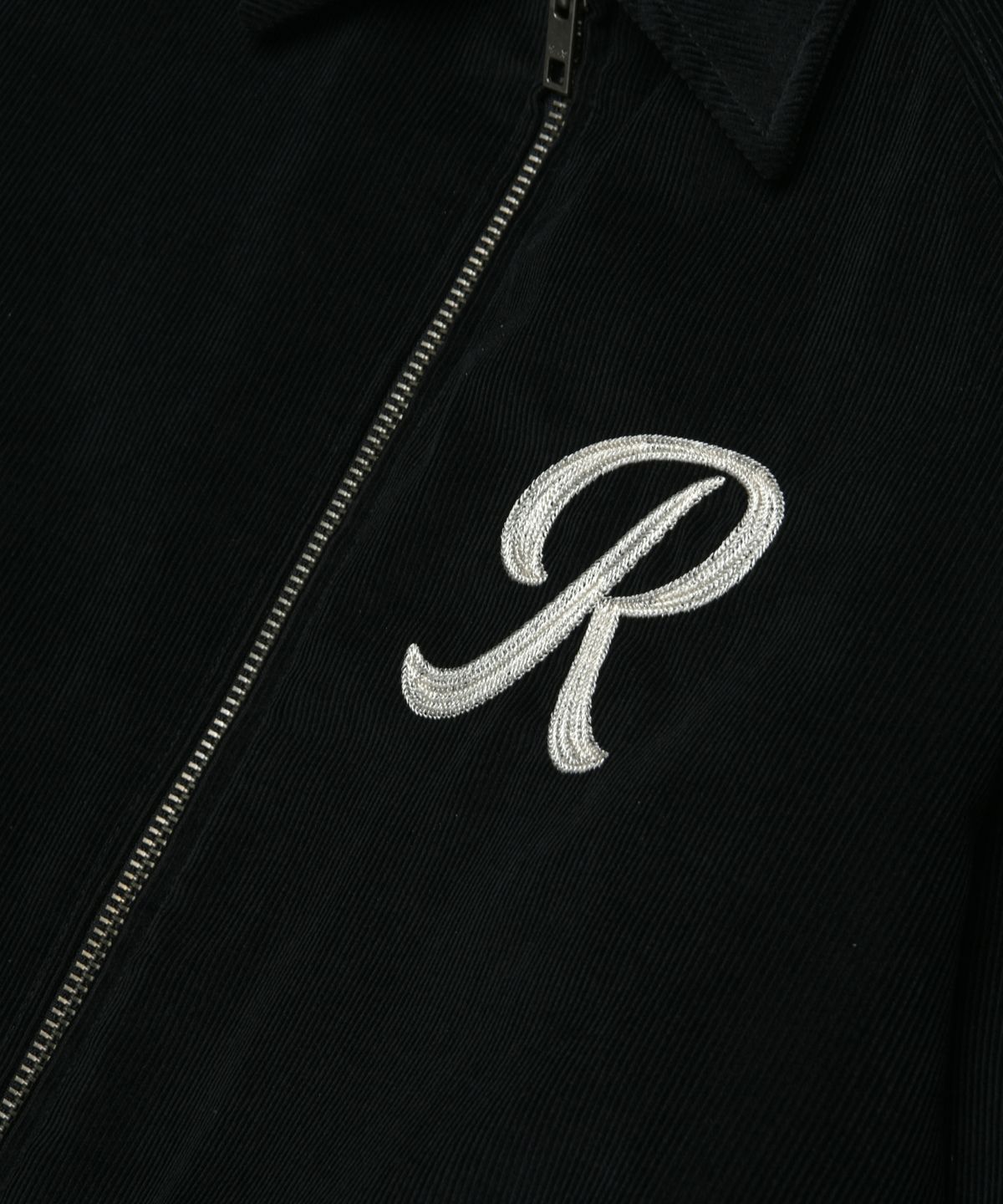 롤링스튜디오(ROLLINGSTUDIOS) R EMBROIDERED JACKET CORDUROY BLACK
