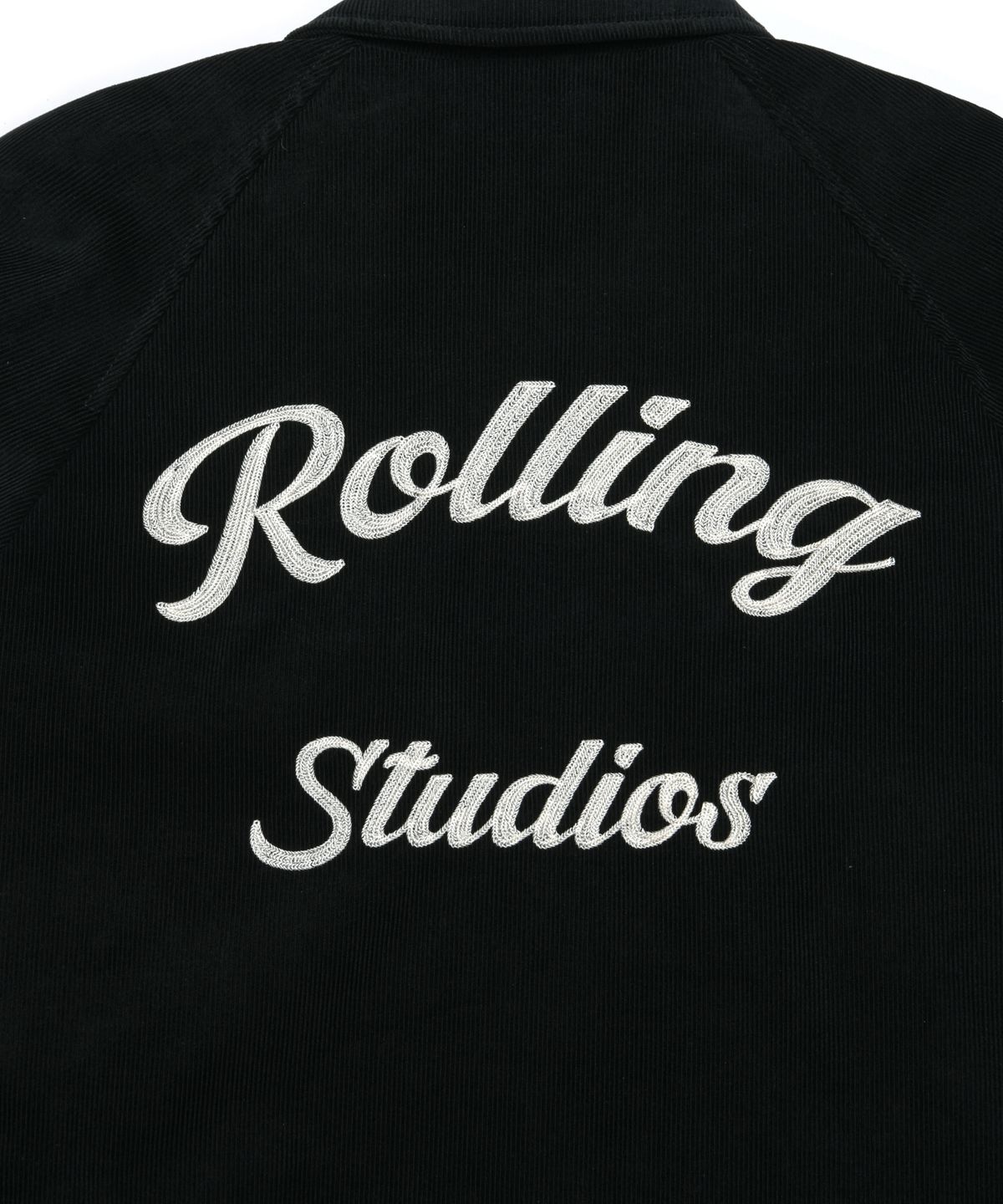롤링스튜디오(ROLLINGSTUDIOS) R EMBROIDERED JACKET CORDUROY BLACK