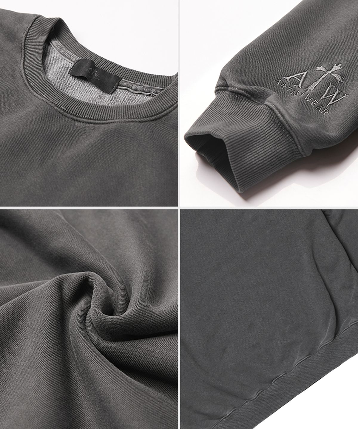 아티스트웨어(ARTISTWEAR) [ATW] 보드베어 피그먼트 맨투맨