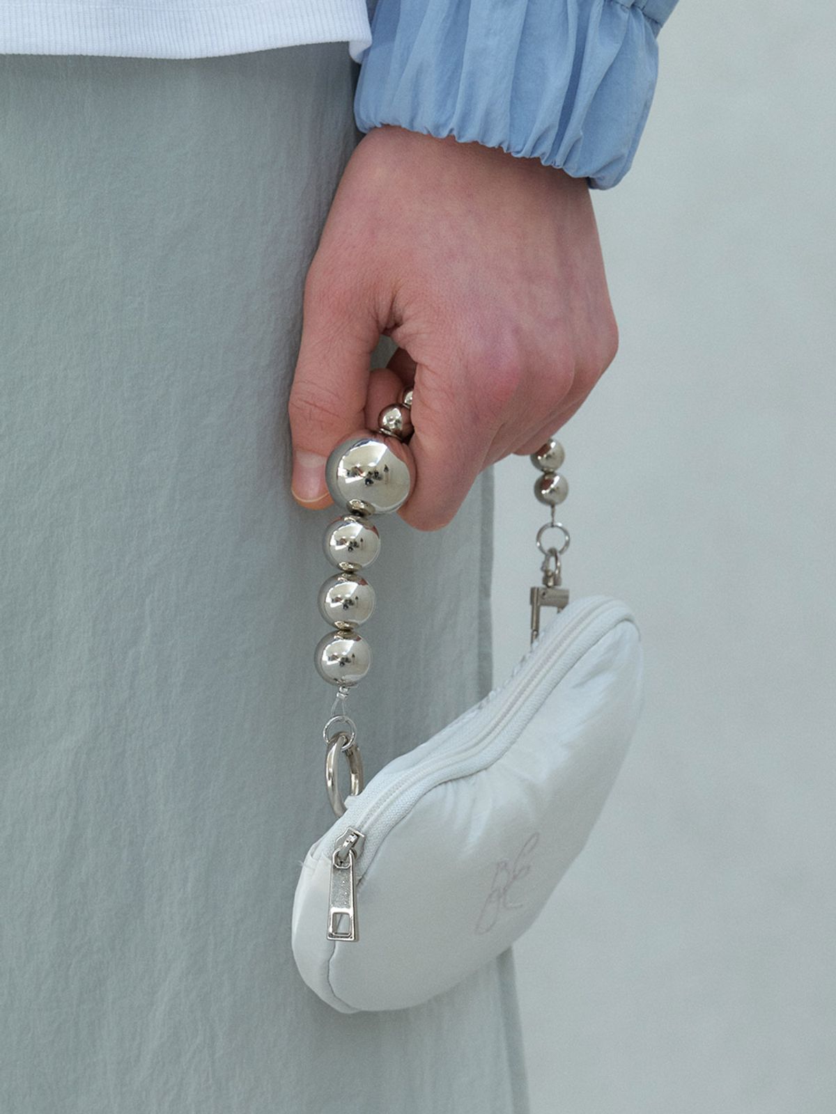 아코크(ACOC) Moon Ball Key Ring_Silver