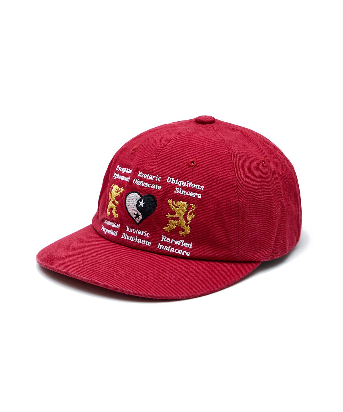 패슬(FASTLE) Lion Heart Washed Cap Red