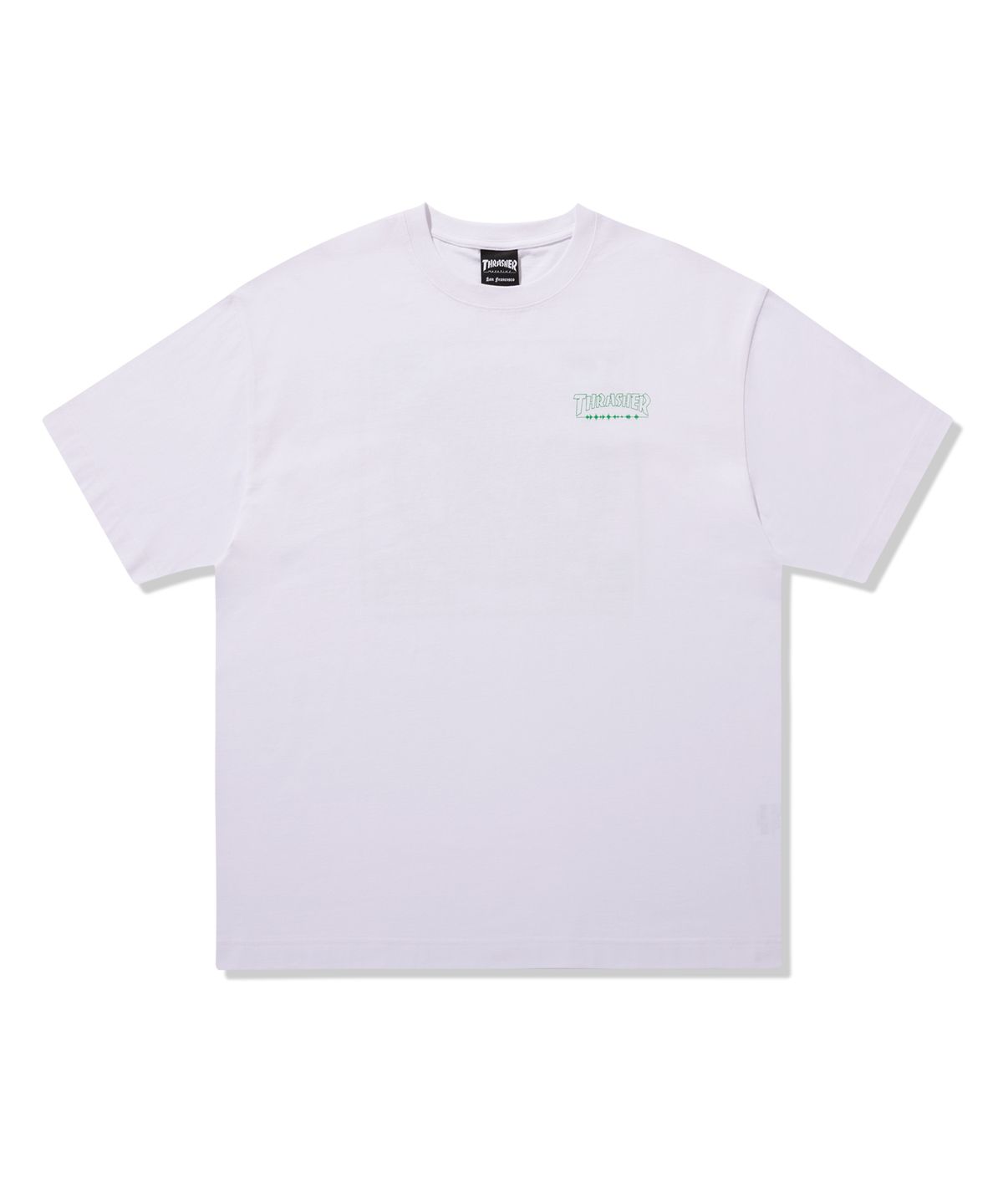 트레셔(THRASHER) 소나 레이더 그래픽 반팔 티셔츠 화이트