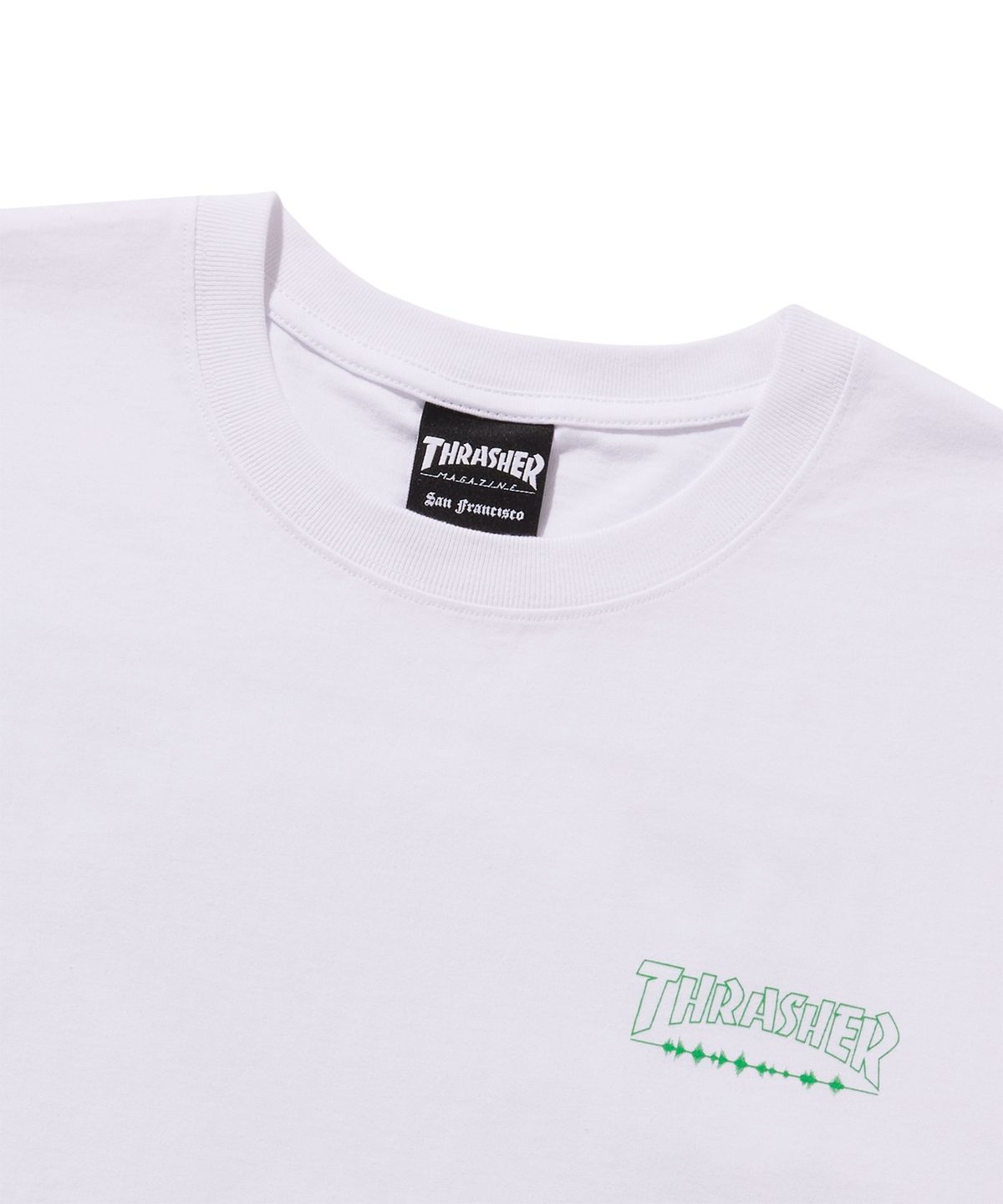트레셔(THRASHER) 소나 레이더 그래픽 반팔 티셔츠 화이트