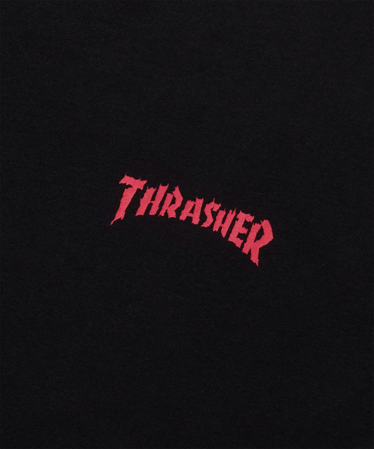 트레셔(THRASHER) 번 잇 다운 그래픽 반팔 티셔츠 블랙