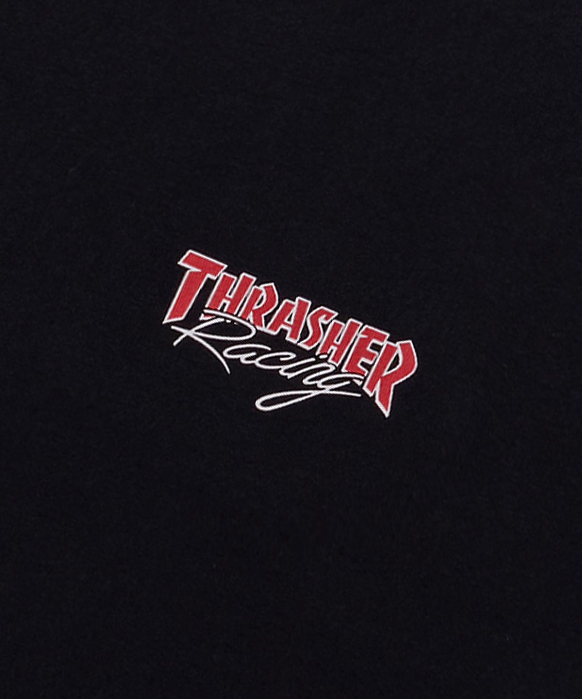 트레셔(THRASHER) 레이스 카 그래픽 반팔 티셔츠 블랙