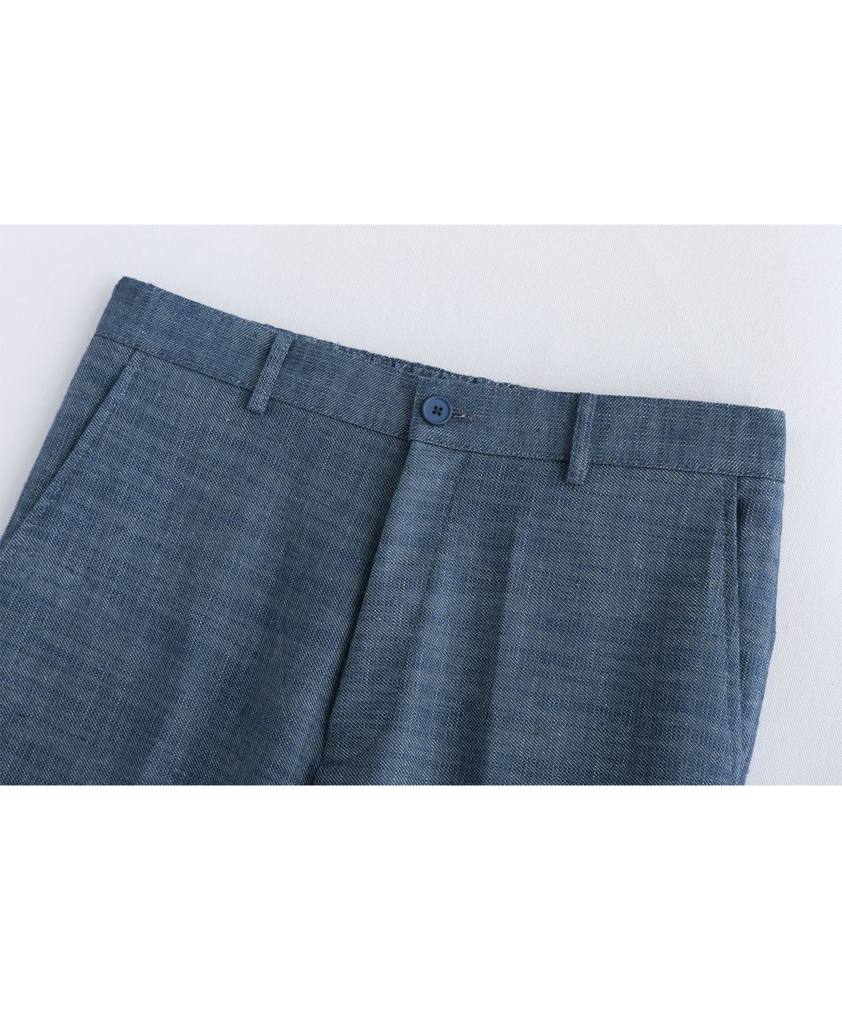 애쉬아워(ASHOUR) Linen Denim Pants Indigo