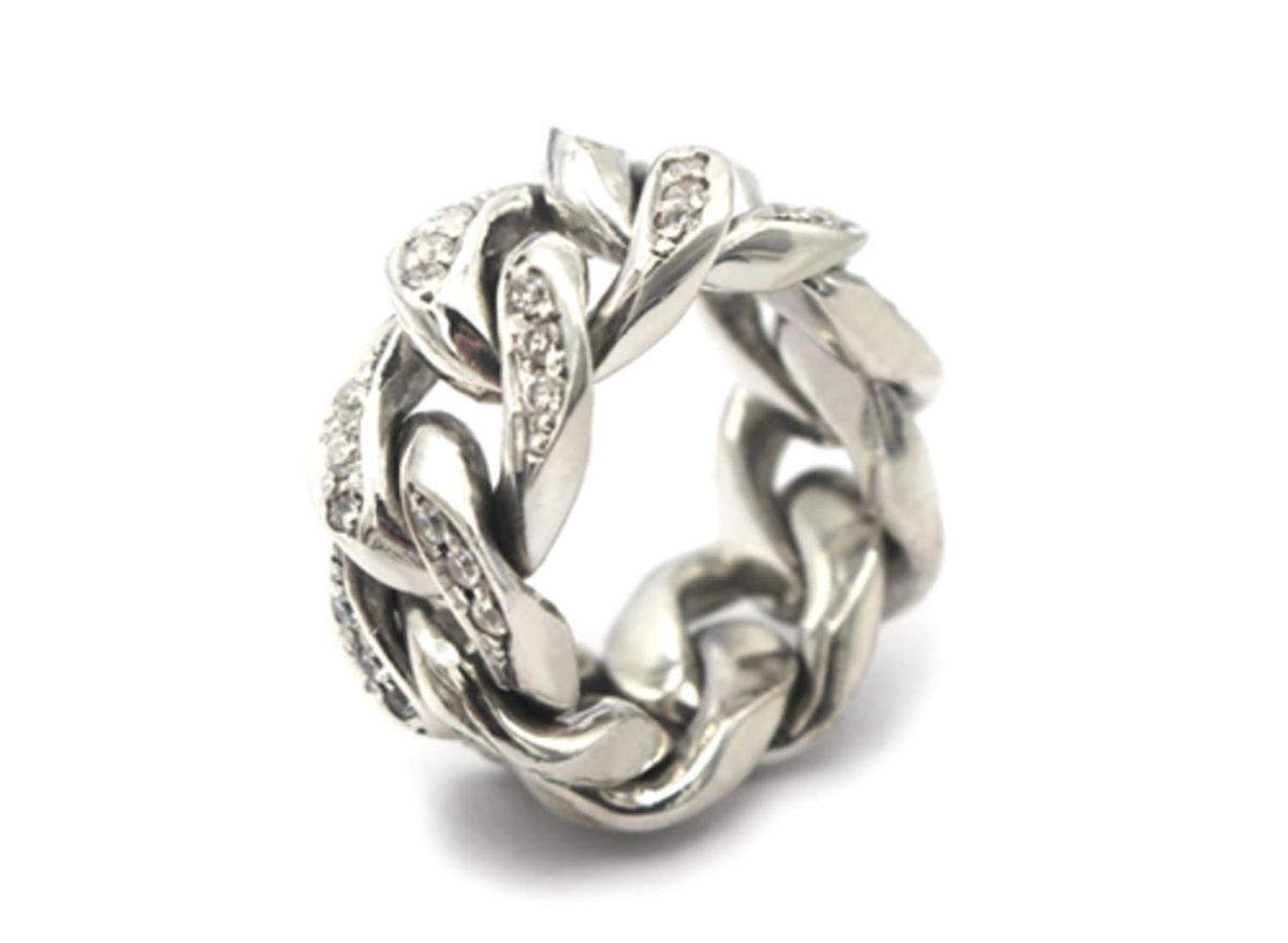 프리카 주얼리(FRICA JEWELRY) 럭스 스톤 체인 링