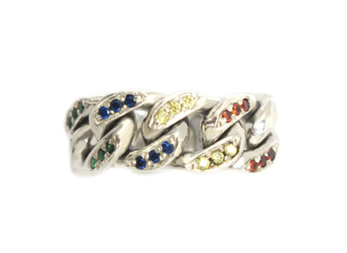 프리카 주얼리(FRICA JEWELRY) 럭스 스톤 체인 링