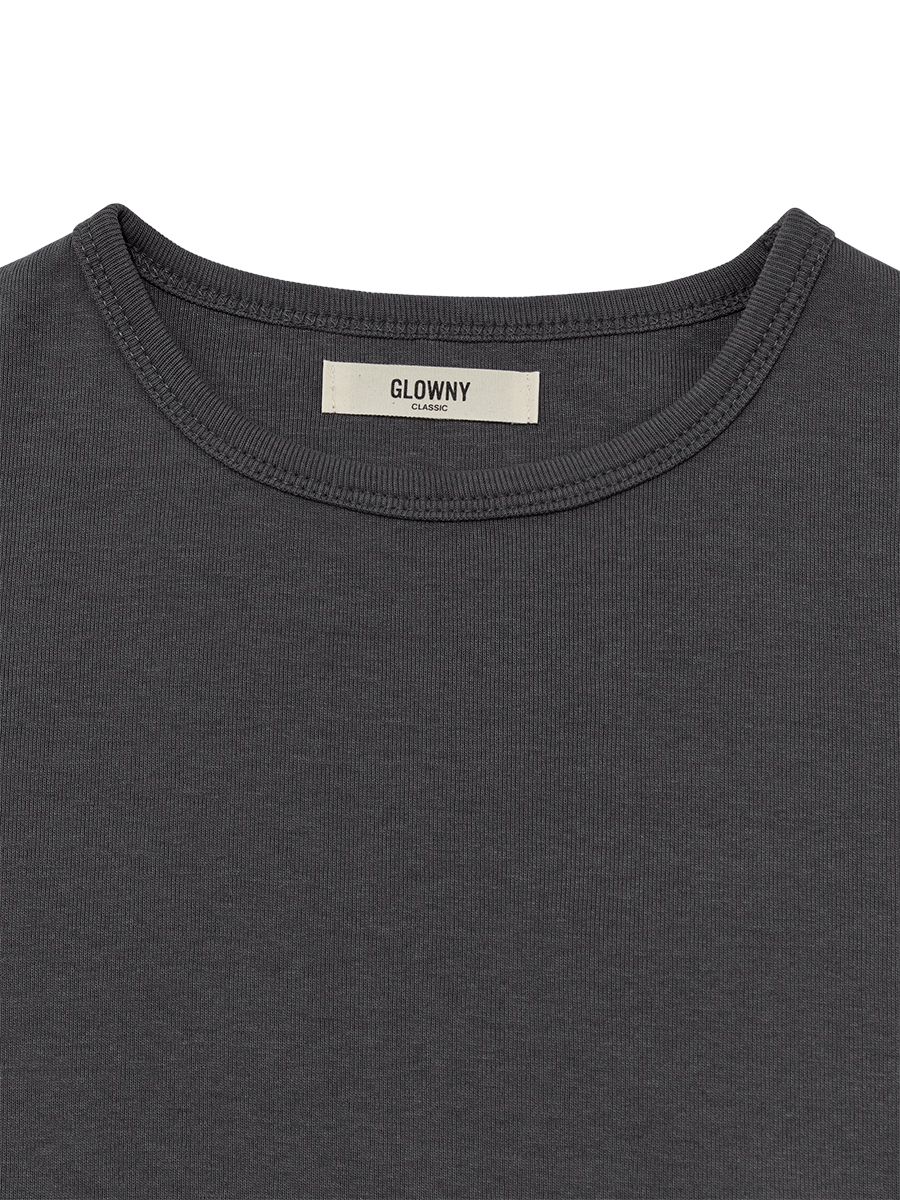 ★GLOWNY★ G BABY TEE CHARCOAL MUSINSA | GLOWNY G BABY TEE (CHARCOAL)