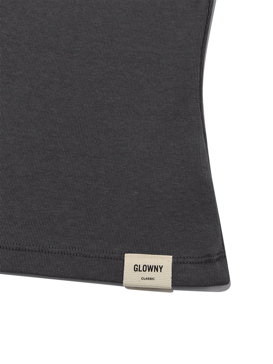 ★GLOWNY★ G BABY TEE CHARCOAL GLOWNY | 글로니 Glowny G Baby Tee Charcoal #글로니,#글로니