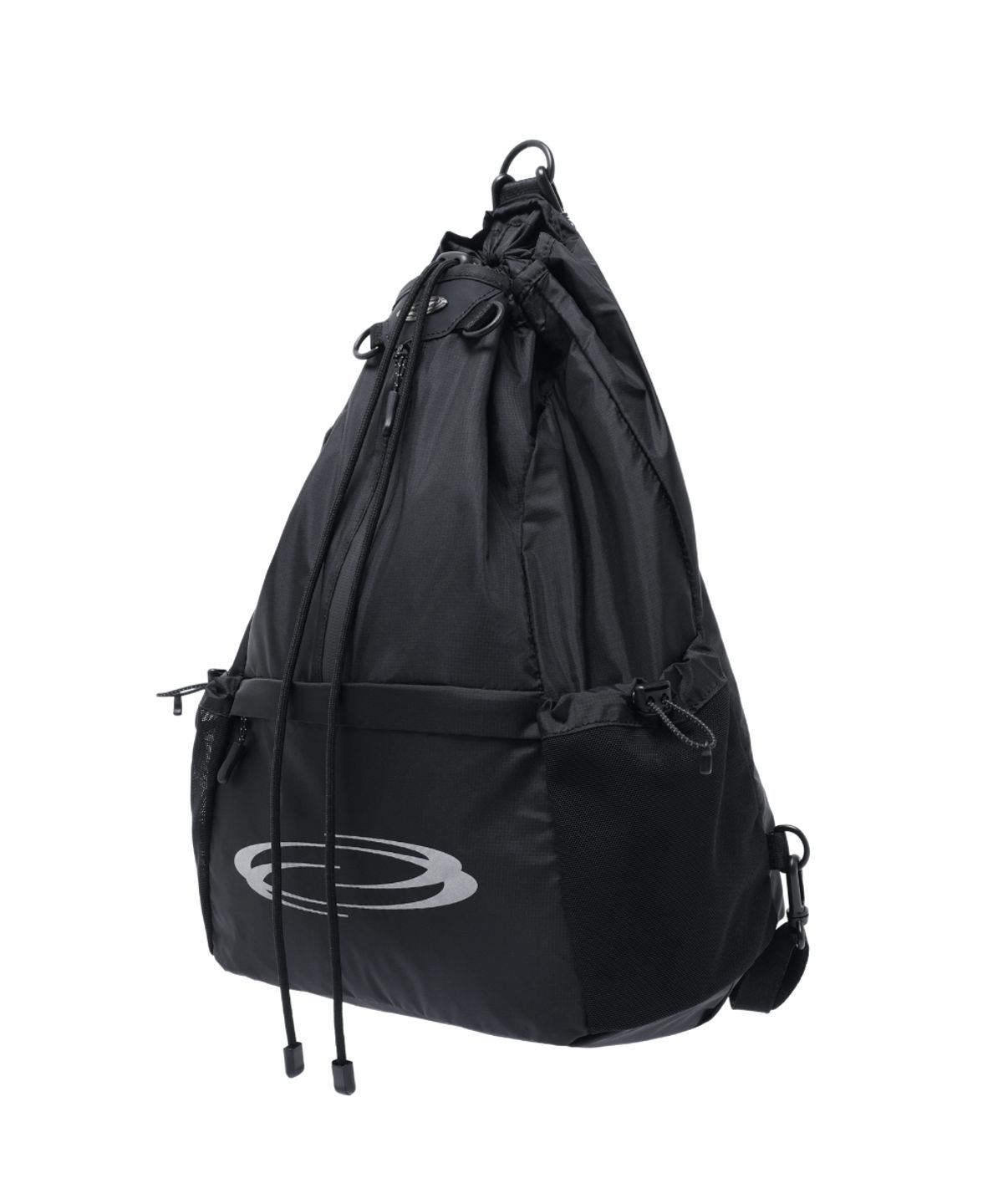오프닝프로젝트(OPENING PROJECT) Mesh Pocket String Bag - Black