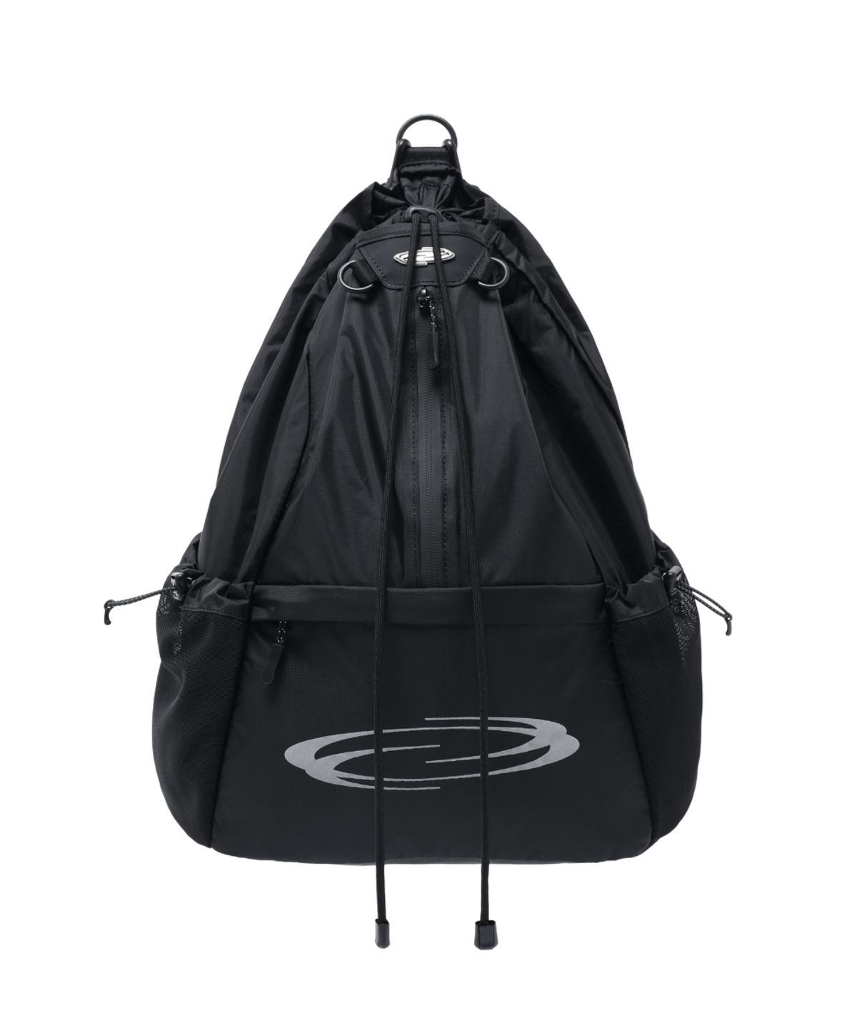 오프닝프로젝트(OPENING PROJECT) Mesh Pocket String Bag - Black